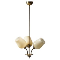 Itsu Brass Chandelier, 1950s