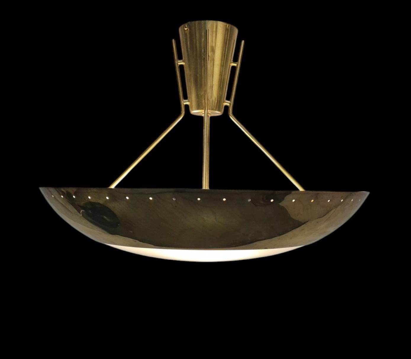 Brass Itsu Ceiling Lamp Model. ER 163 For Sale