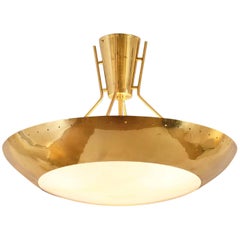 Itsu Finland Brass Flush Mount Light Fixture