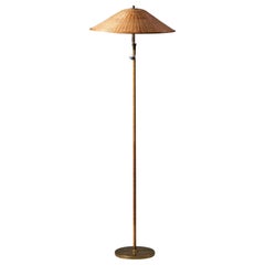 Itsu Mid-Century Modern Rattan Floor Lamp, 1950s