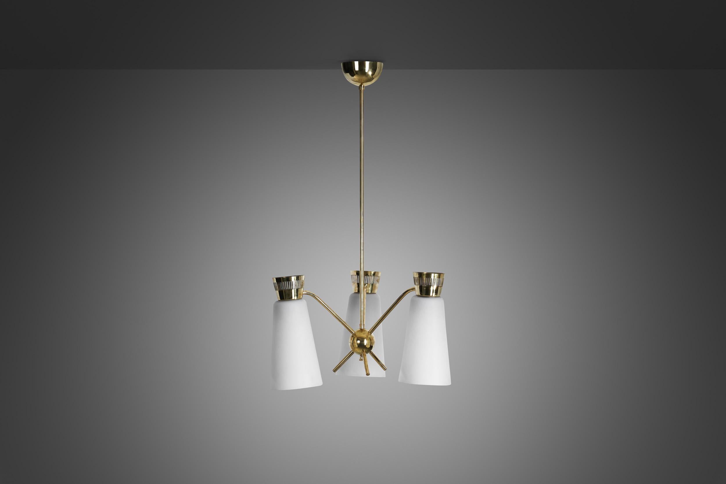 Mid-Century Modern Itsu Mid-Century Pendant Lamp Model 