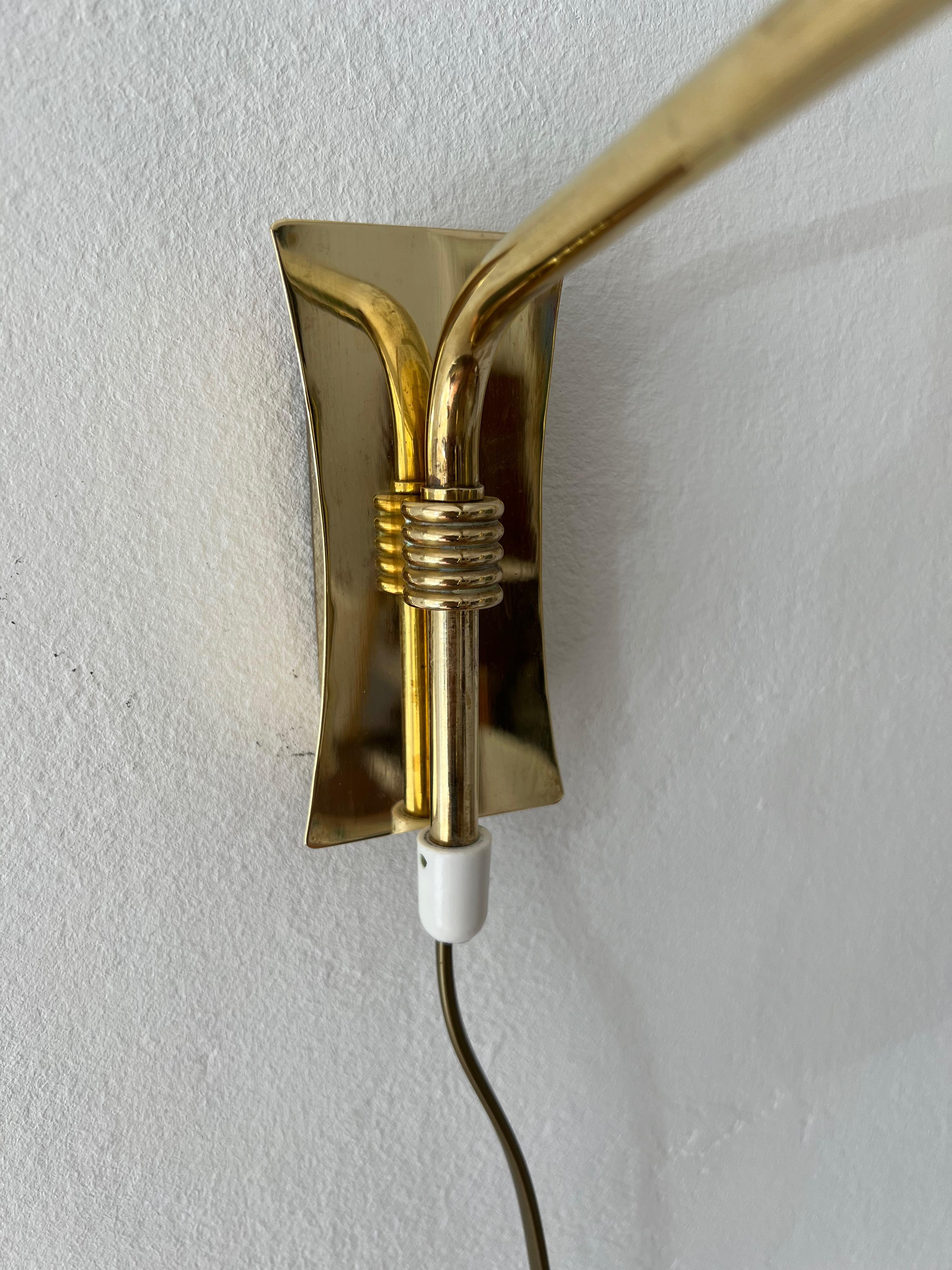 Itsu Oy - Brass Wall Lights - 1950`s For Sale 1