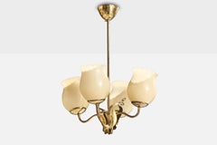 Itsu, lustre, laiton, verre, Finlande, années 1940