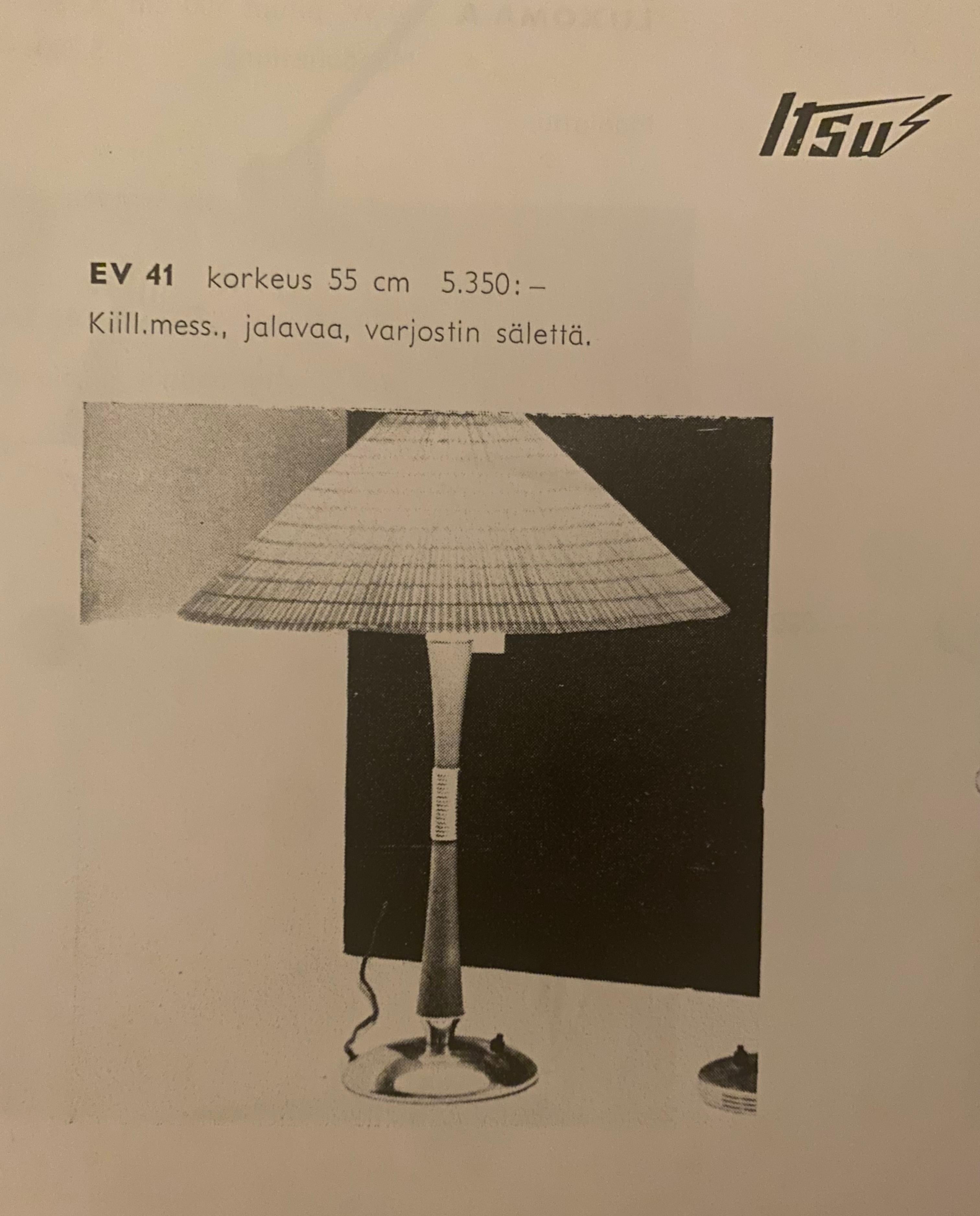 Itsu Table Lamp Model. EV41 For Sale 4