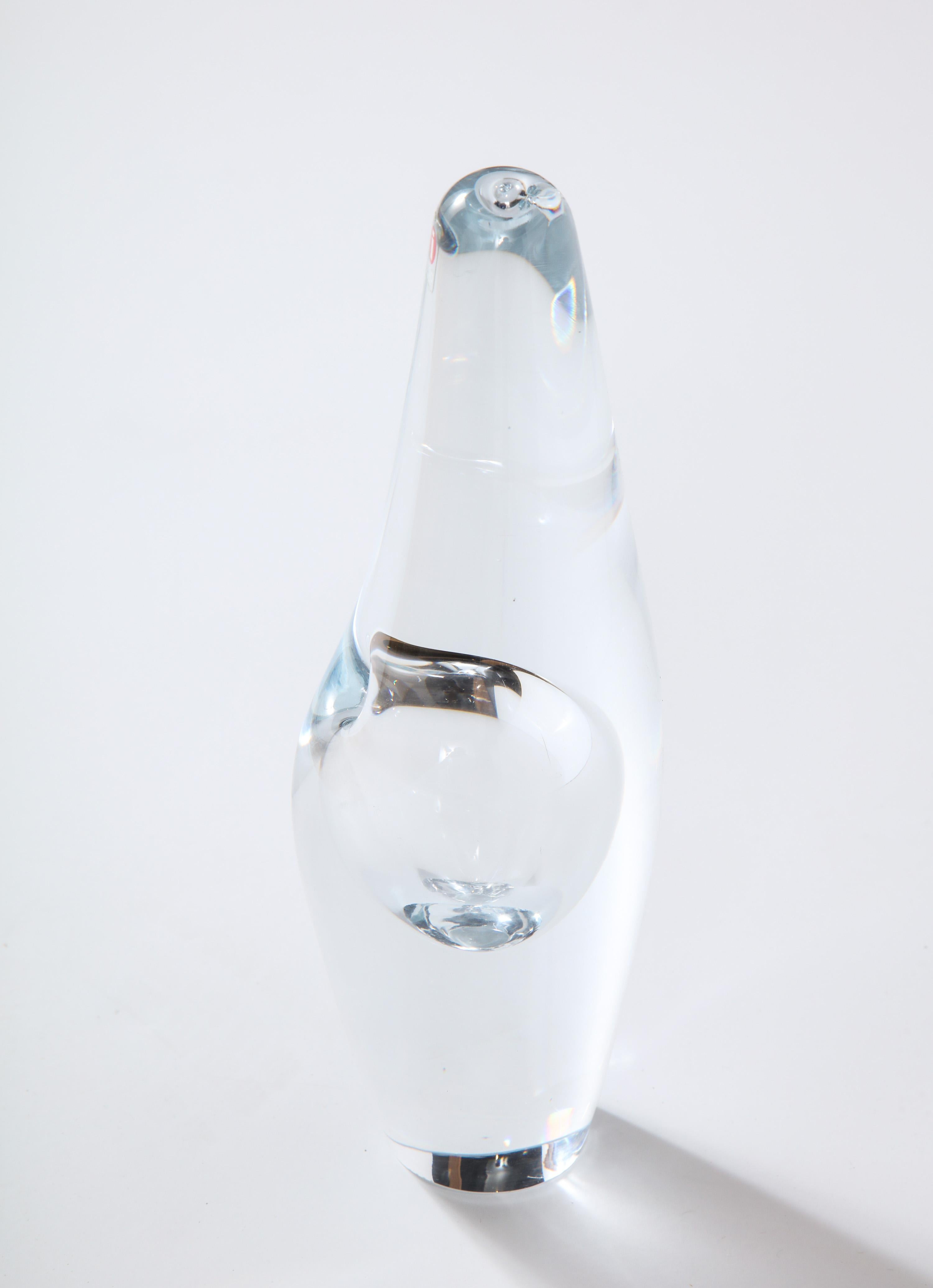 Fait main Vase, par Ittala, vase orchidée de Timo Sarpaneva, Finlande, design du milieu du siècle dernier en vente