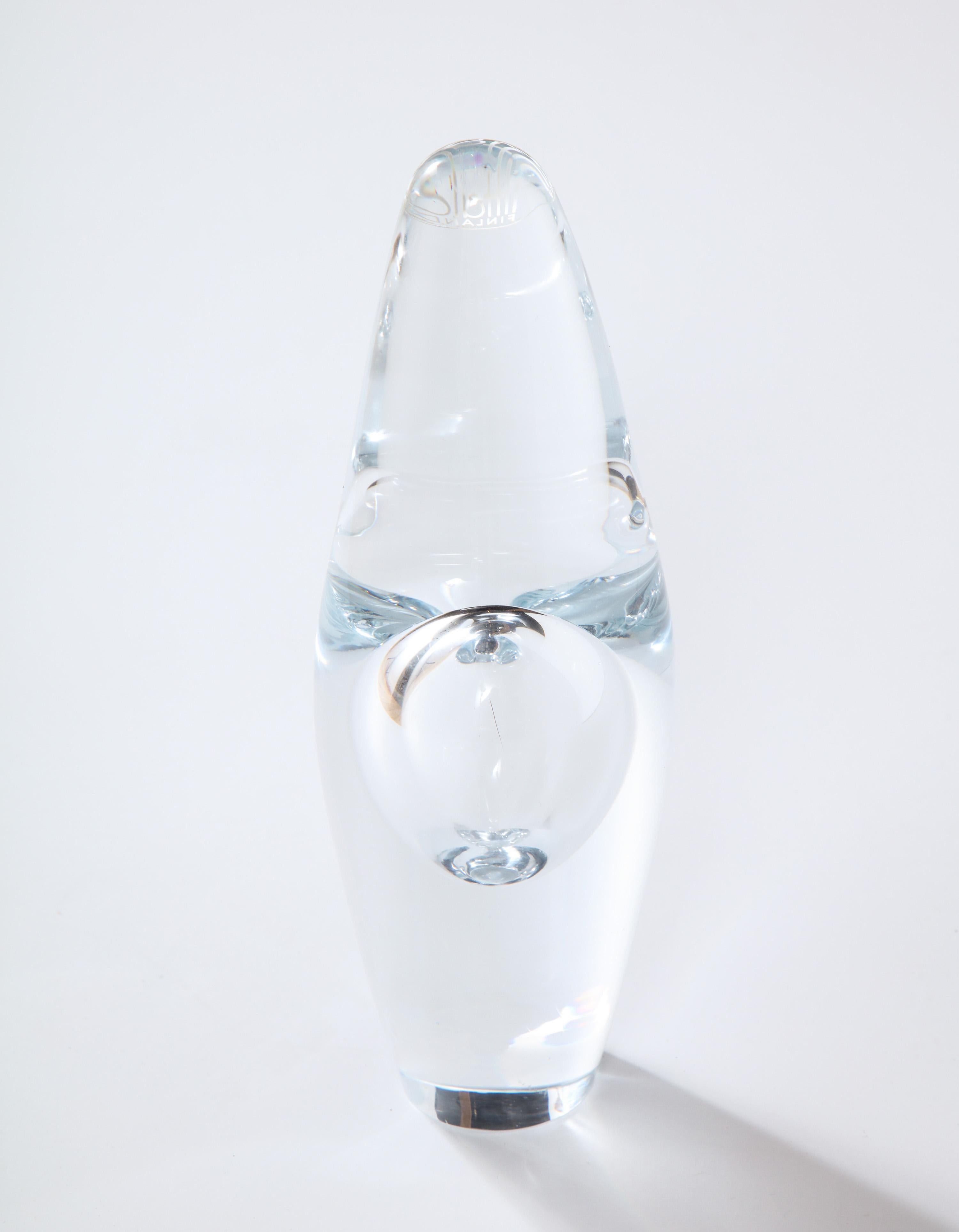 Vase, von Ittala, Orchideenvase von Timo Sarpaneva, Finnland, Midcentury Design im Zustand „Gut“ im Angebot in New York, NY