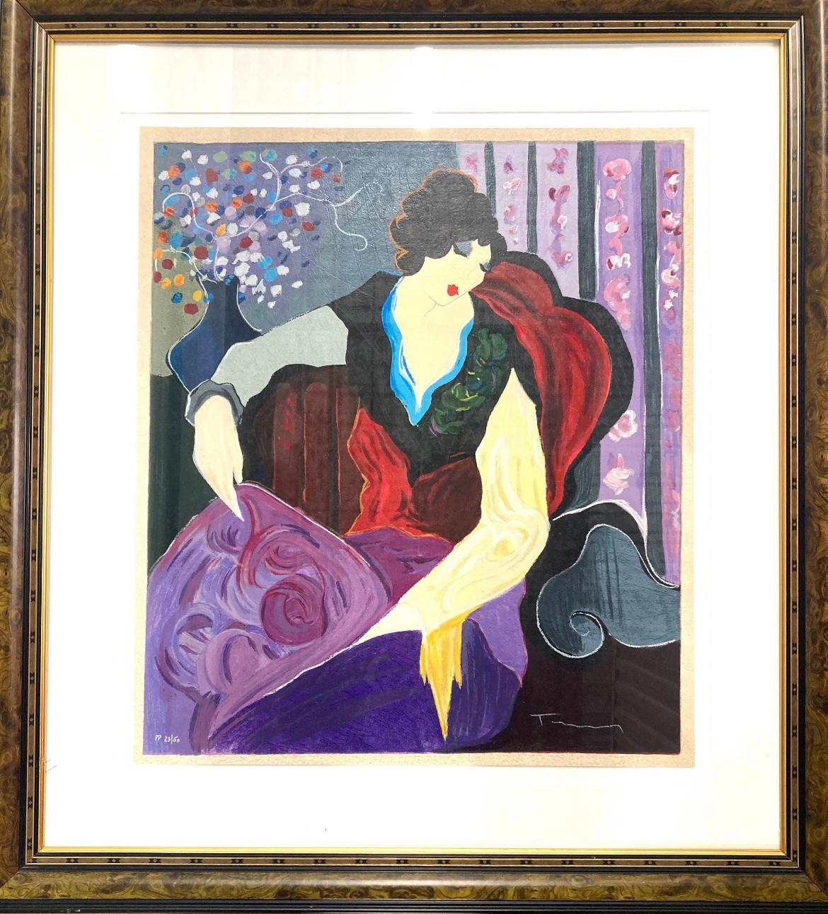 Femmes blanches - Print de ITZCHAK (ISAAC) TARKAY 
