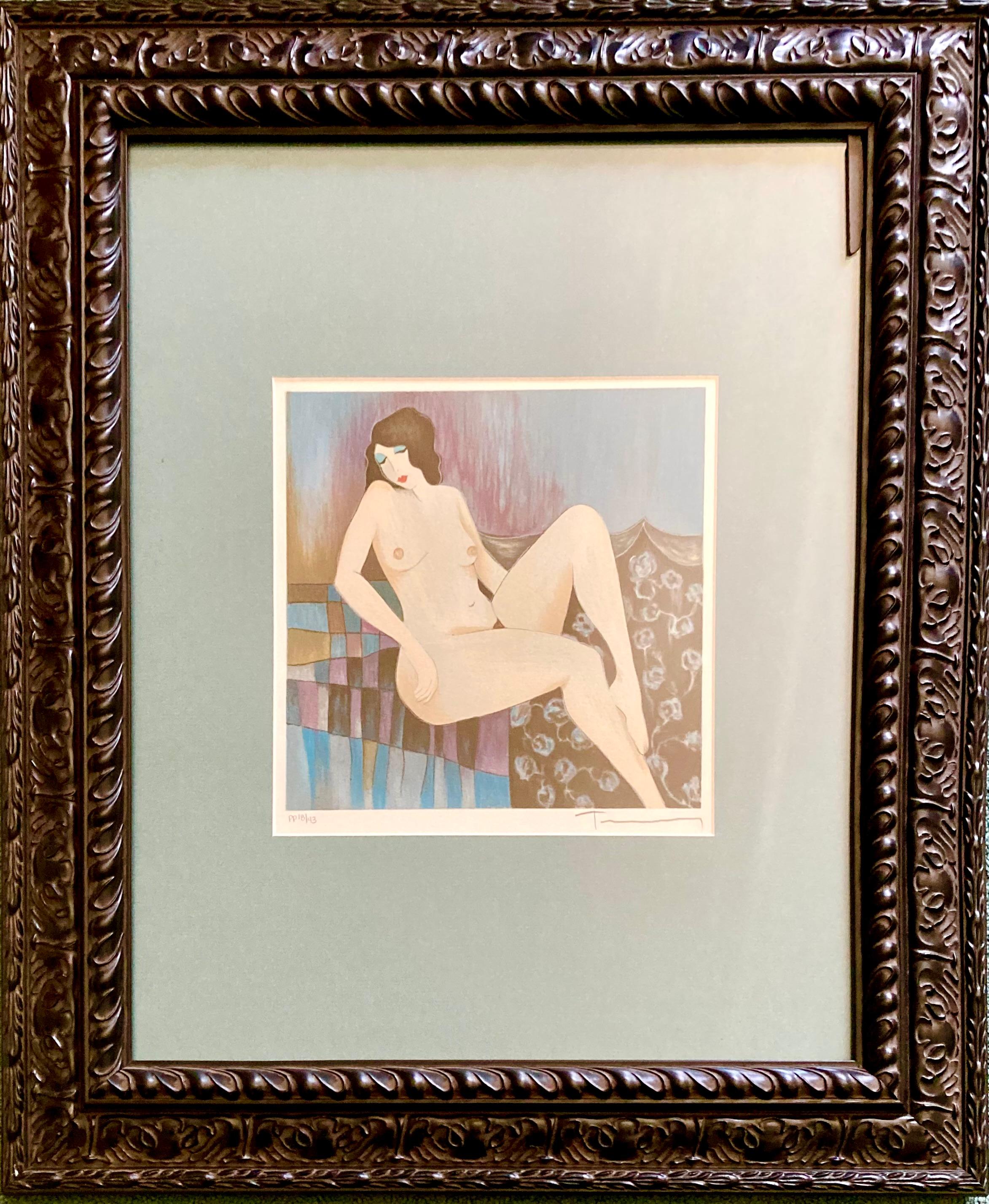 "Nude" - Print by ITZCHAK (ISAAC) TARKAY 
