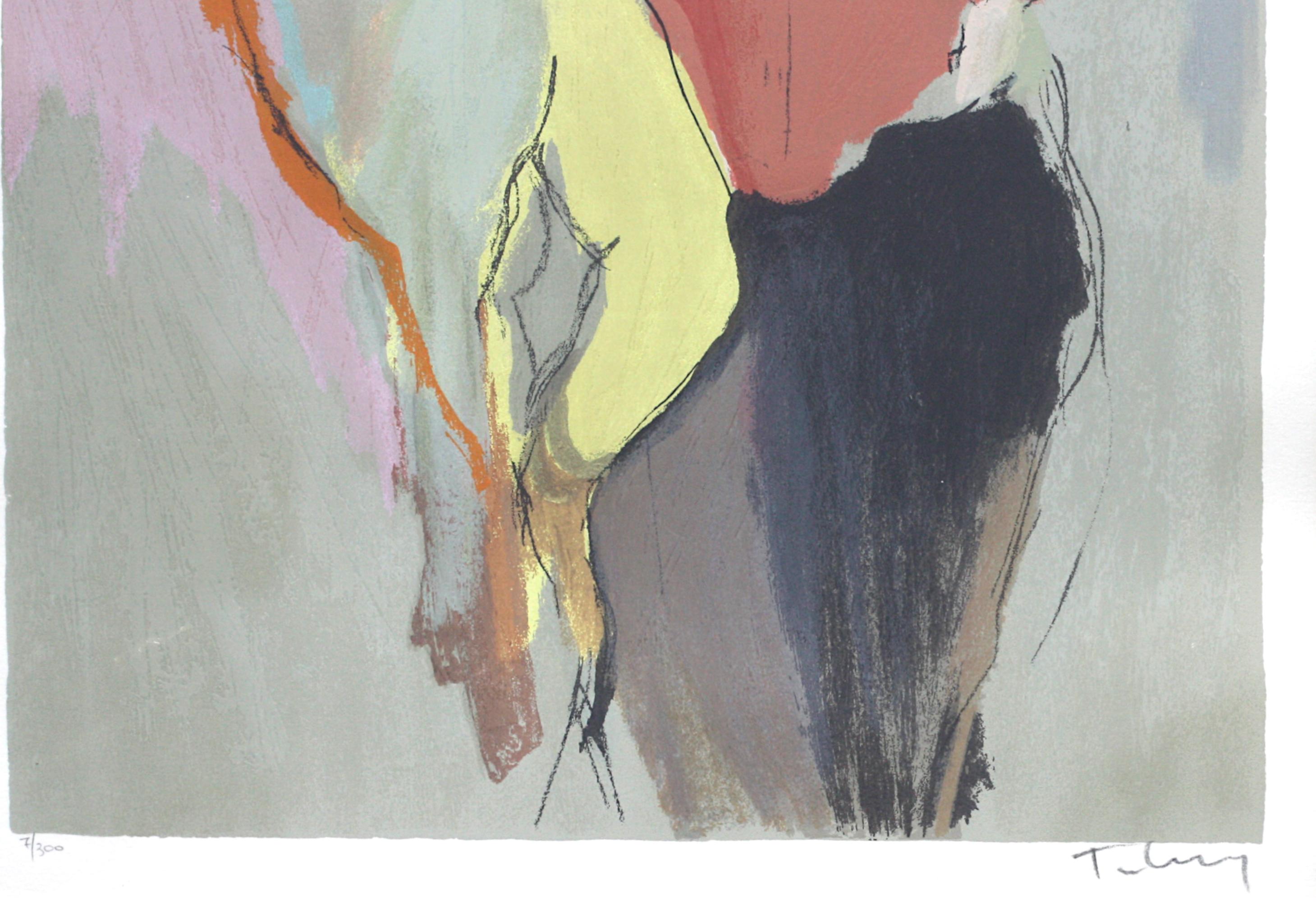 Itzchak Tarkay, ( Israel, 1935-2012) Serographen/Lithographien Happy Memories (Leinwand) im Angebot