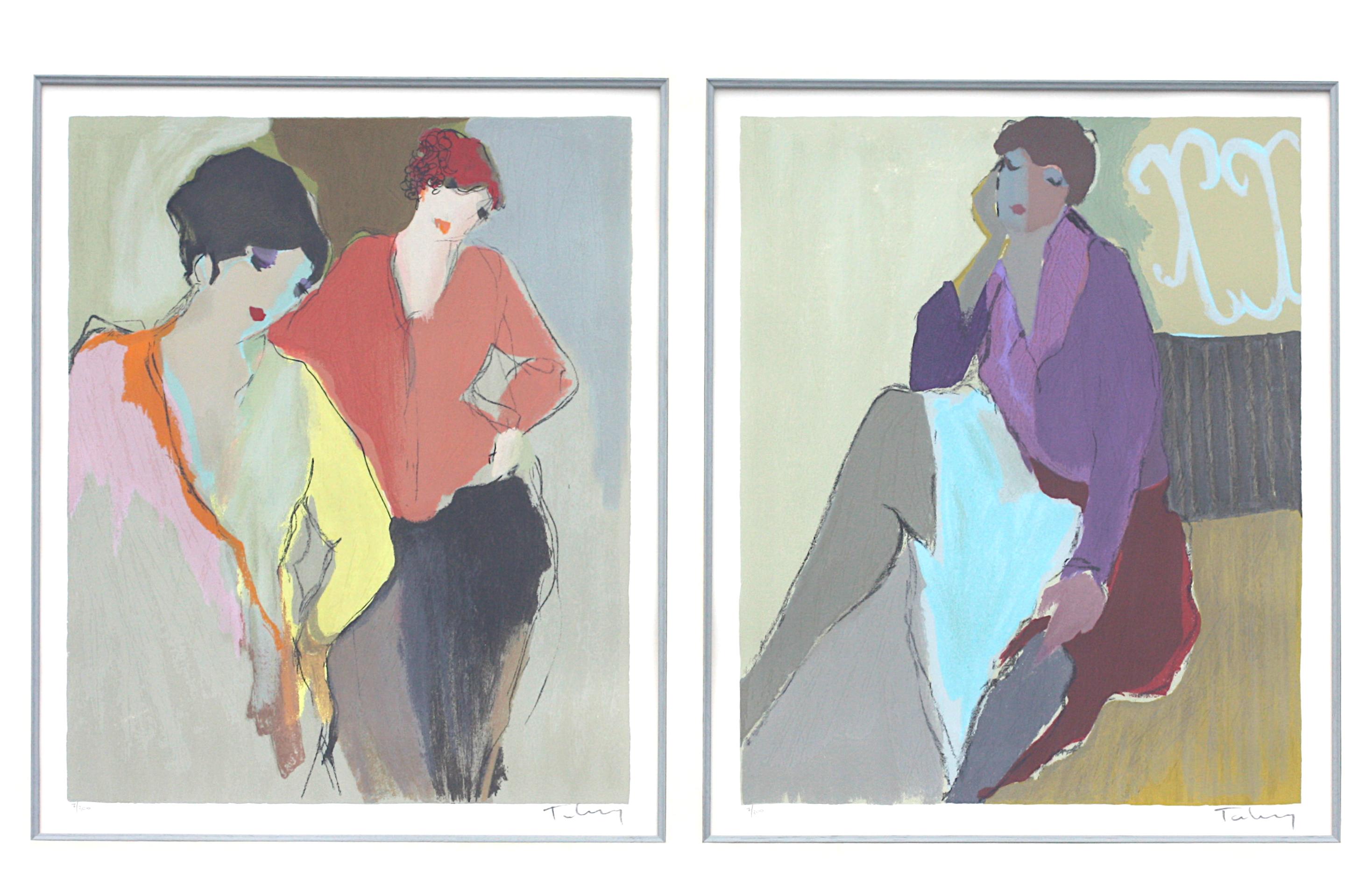Itzchak Tarkay, ( Israel, 1935-2012) Serographen/Lithographien Happy Memories im Angebot 2