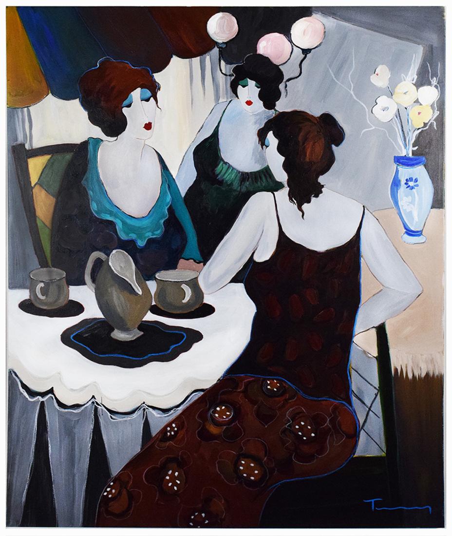 De Grands Amis - Painting de Itzchak Tarkay
