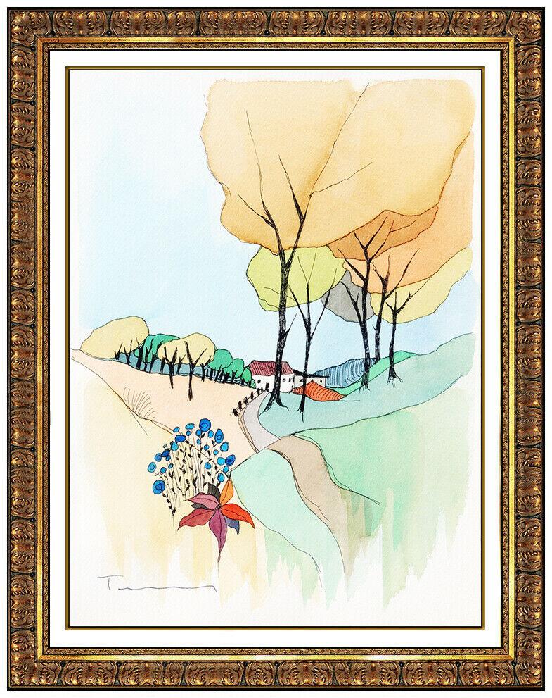 Itzchak Tarkay Authentic & Original Watercolor Painting, Professionally Custom Framed and listed with the Submit Best Offer option

Accepting Offers Now:  Up for sale here we have a Wonderful Watercolor Painting on Paper by Itzchak Tarkay