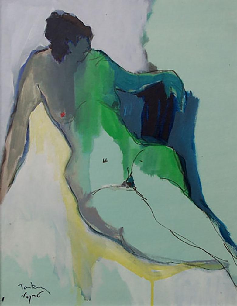 Itzchak Tarkay Nude Painting - Nude VII