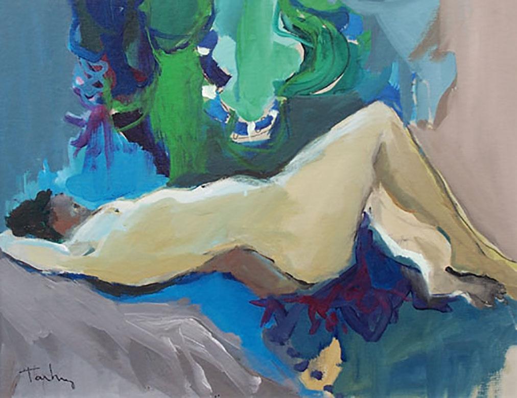  Nude VIII – Painting von Itzchak Tarkay