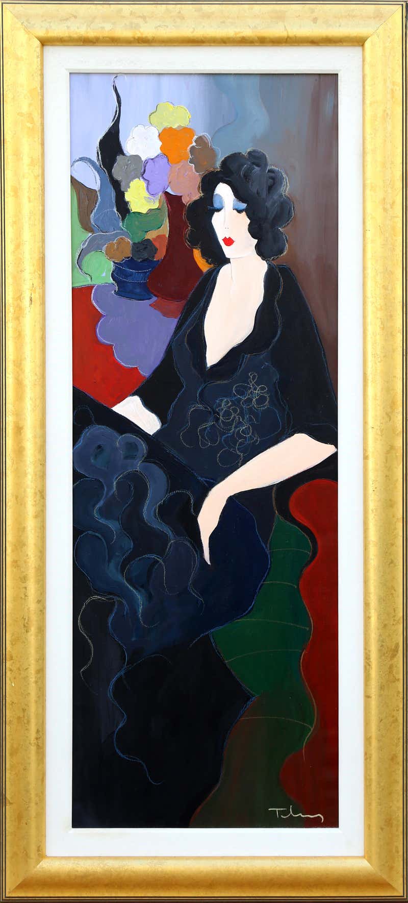 Ramon Santiago - Portrait of a Young Girl, Oil Painting by Ramon ...