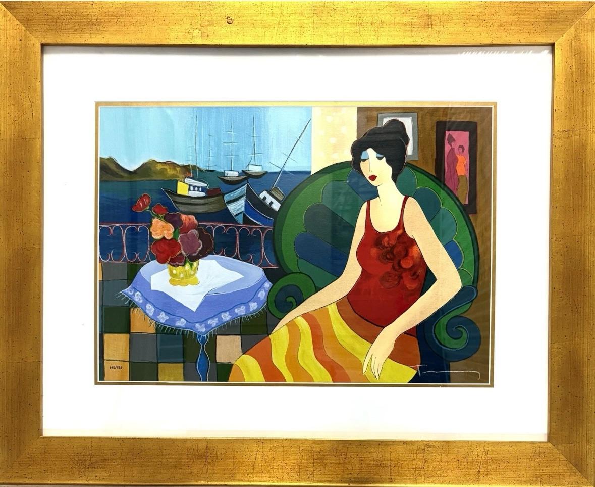 “cozy cove” - Print by Itzchak Tarkay
