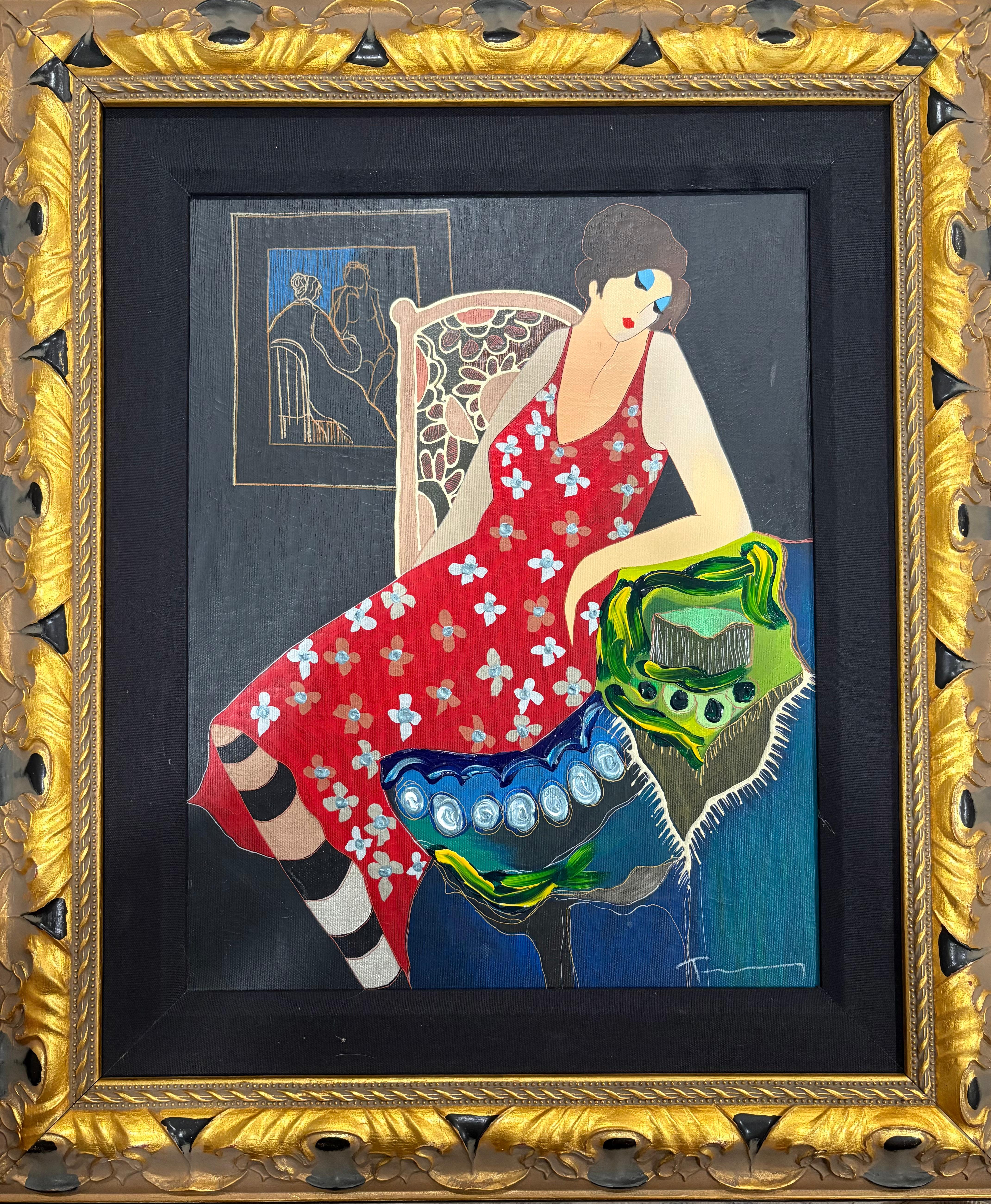 “Crimson” - Print by Itzchak Tarkay