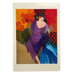 Itzchak Tarkay, Fauvsim, "Femme Fatale" Signed and Numbered Silkscreen 20c.