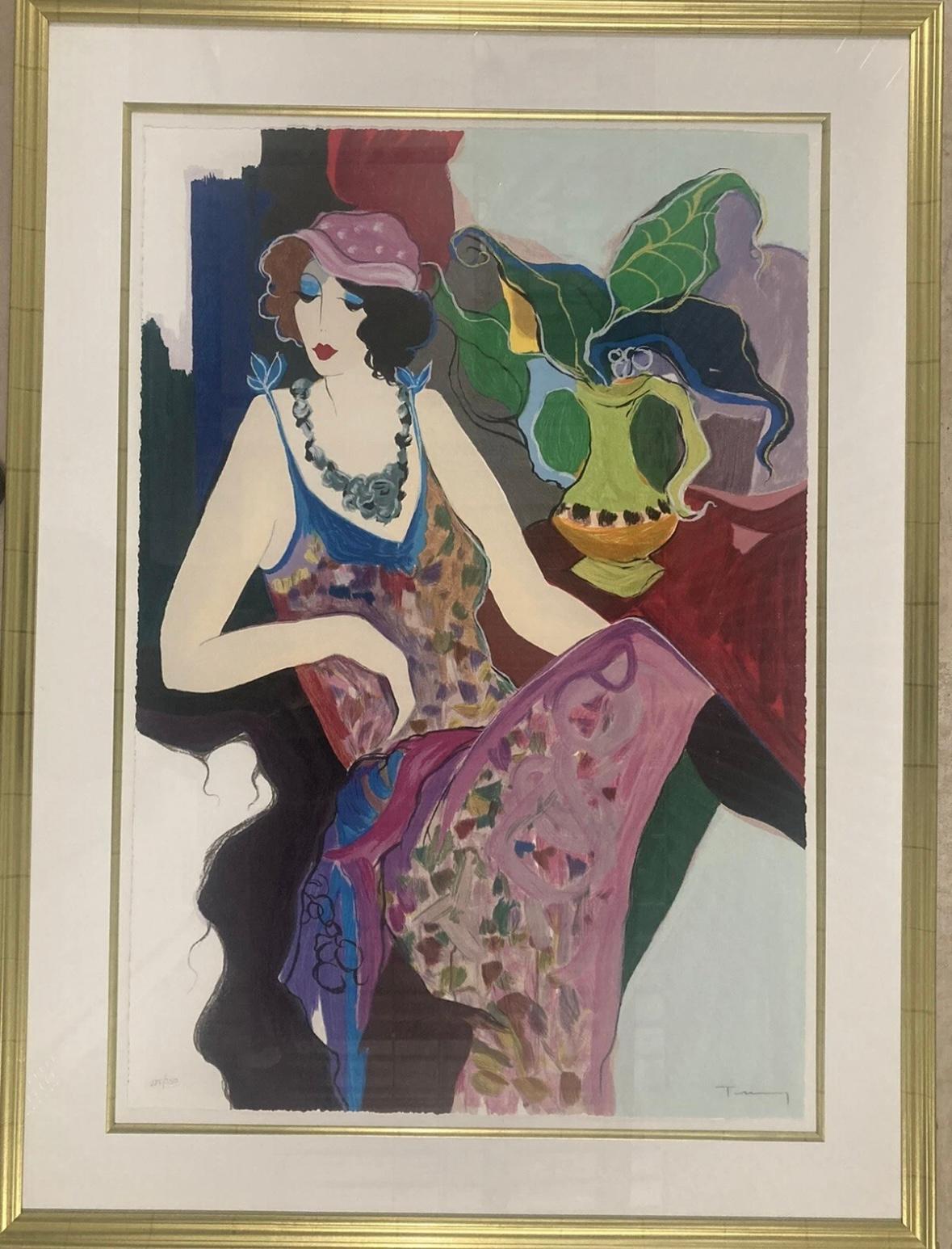 "Jacqueline" - Print di Itzchak Tarkay