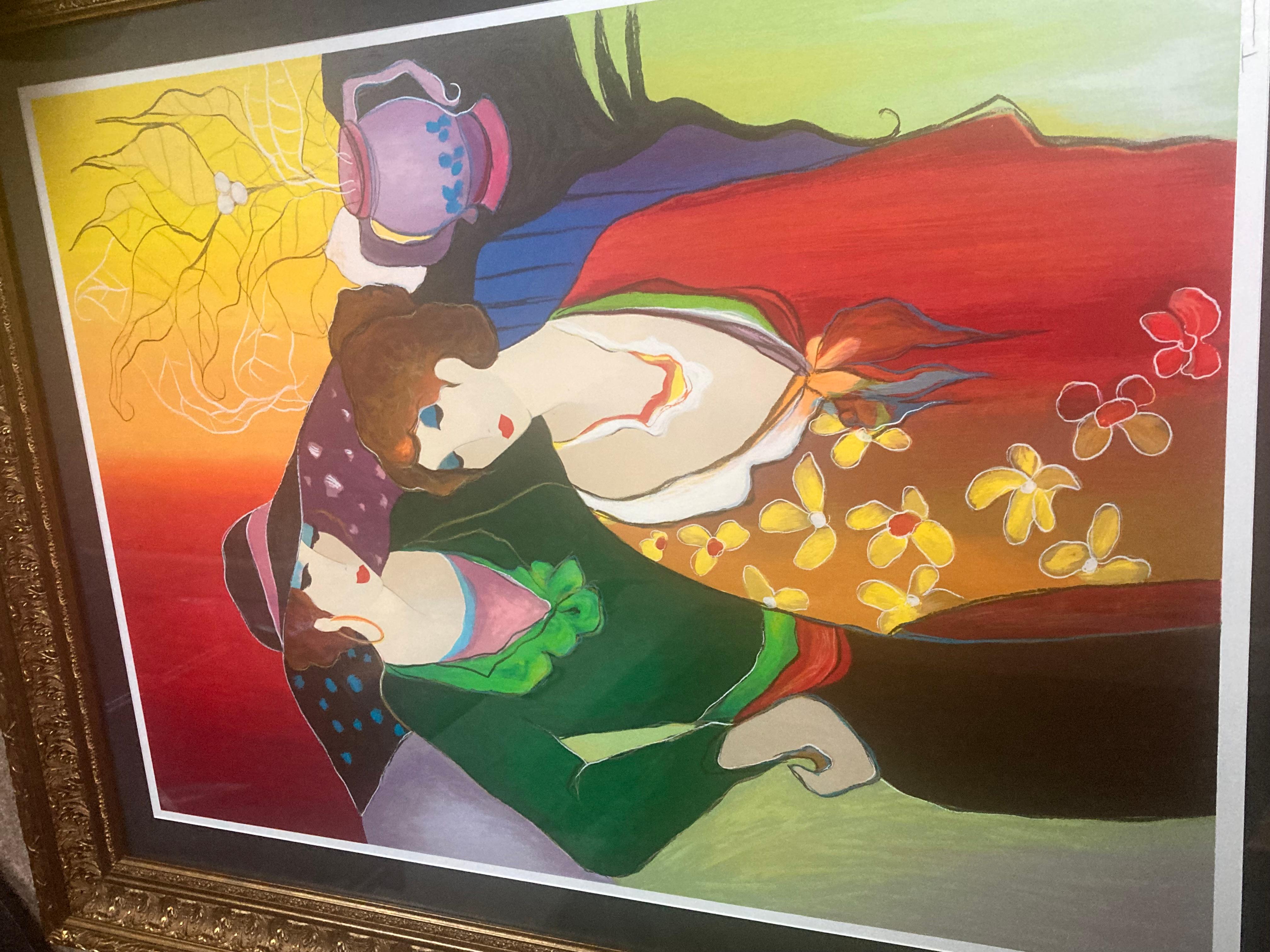 Lady mit Vase im Angebot 2