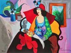 Chapeau rouge Itzchak Tarkay