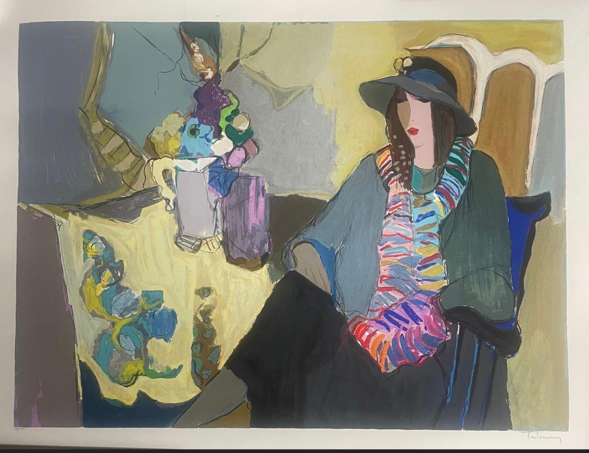 “Second thoughts” - Print by Itzchak Tarkay