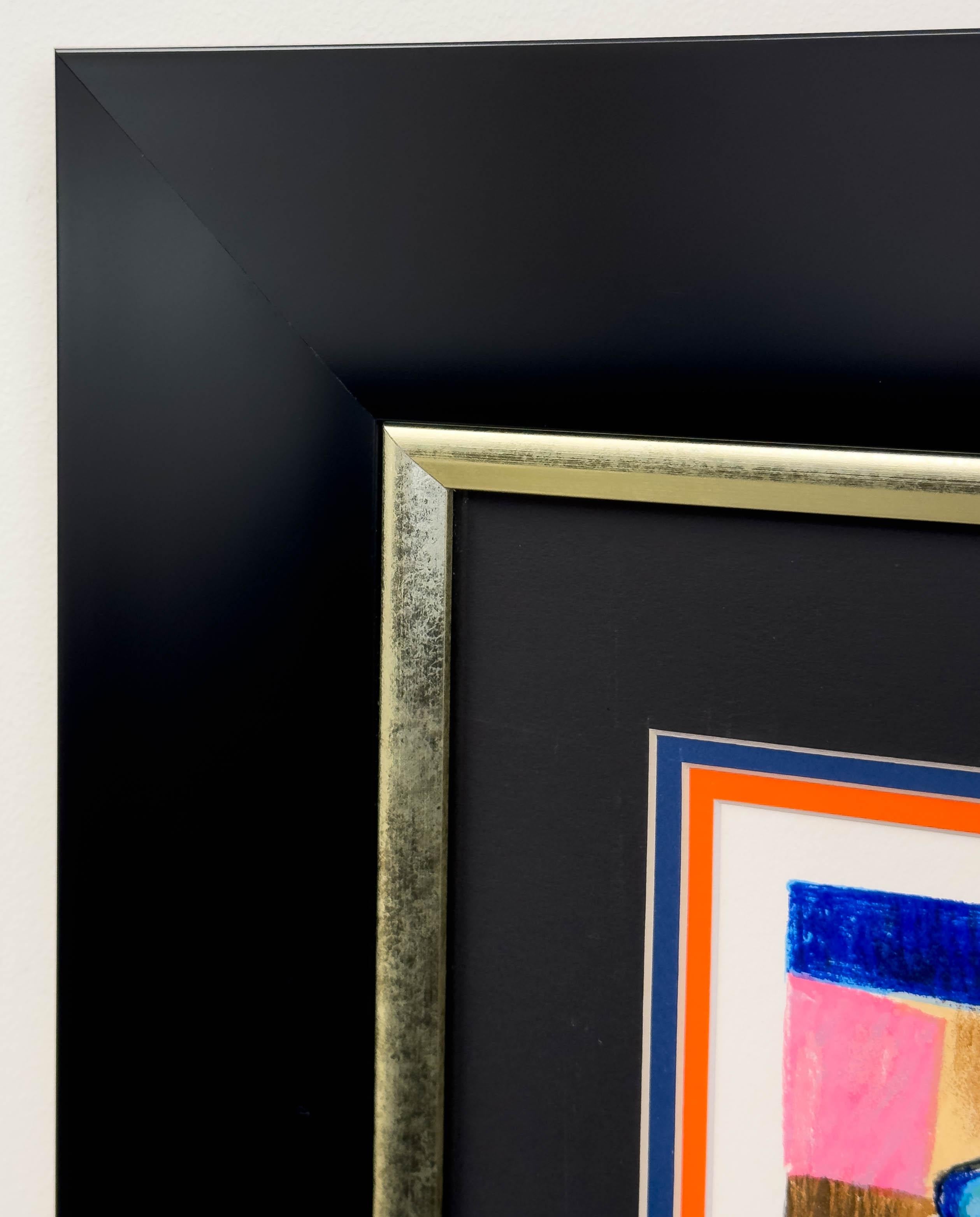 A limited edition serigraph titled Sisters by Izchak Tarkay (Israel 1935 -2012) , a celebrated artist known for his vibrant, impressionistic style. The piece is rich in color and texture, capturing an intimate moment among two women, each elegantly