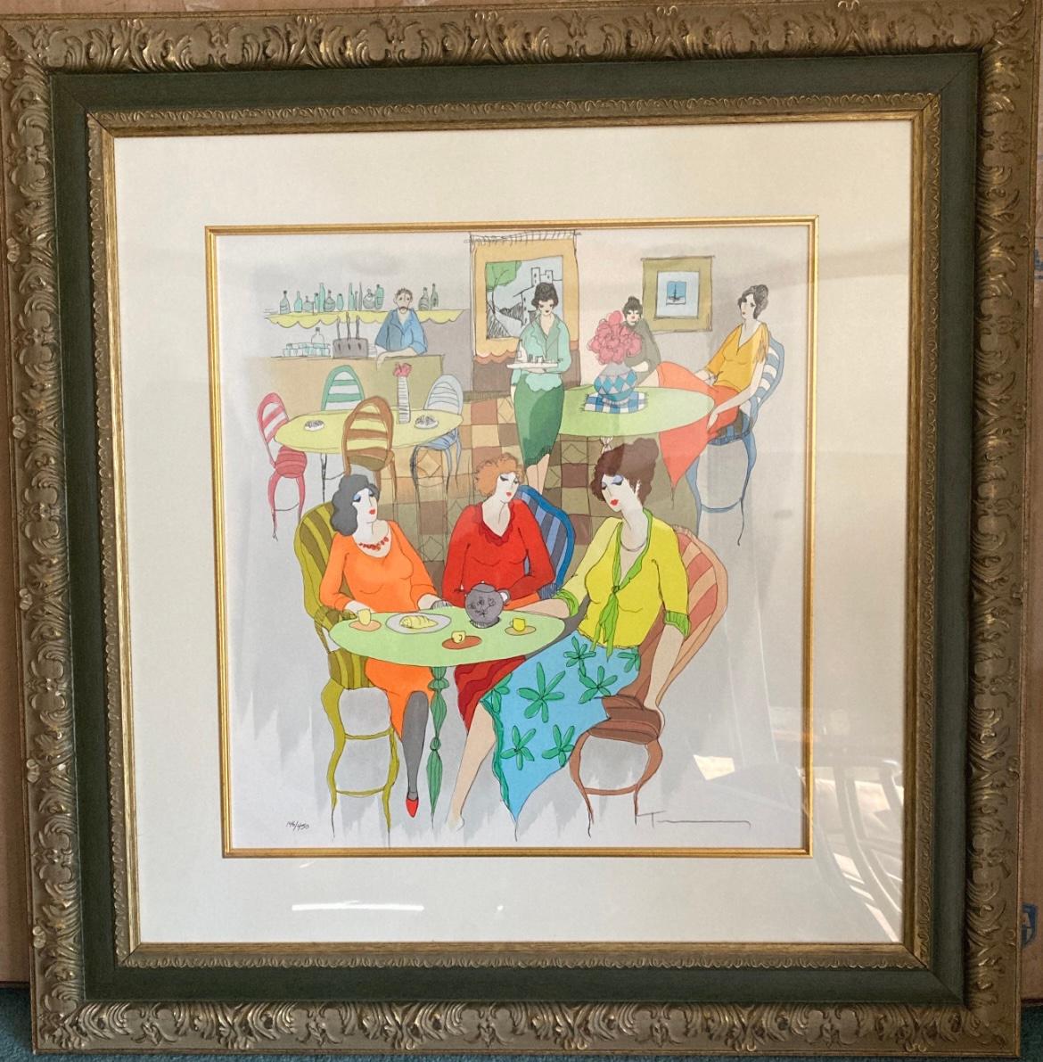 This is an Itzchak Tarkay “Three sisters” 2006 serigraph signed and numbered. Measures 31x26