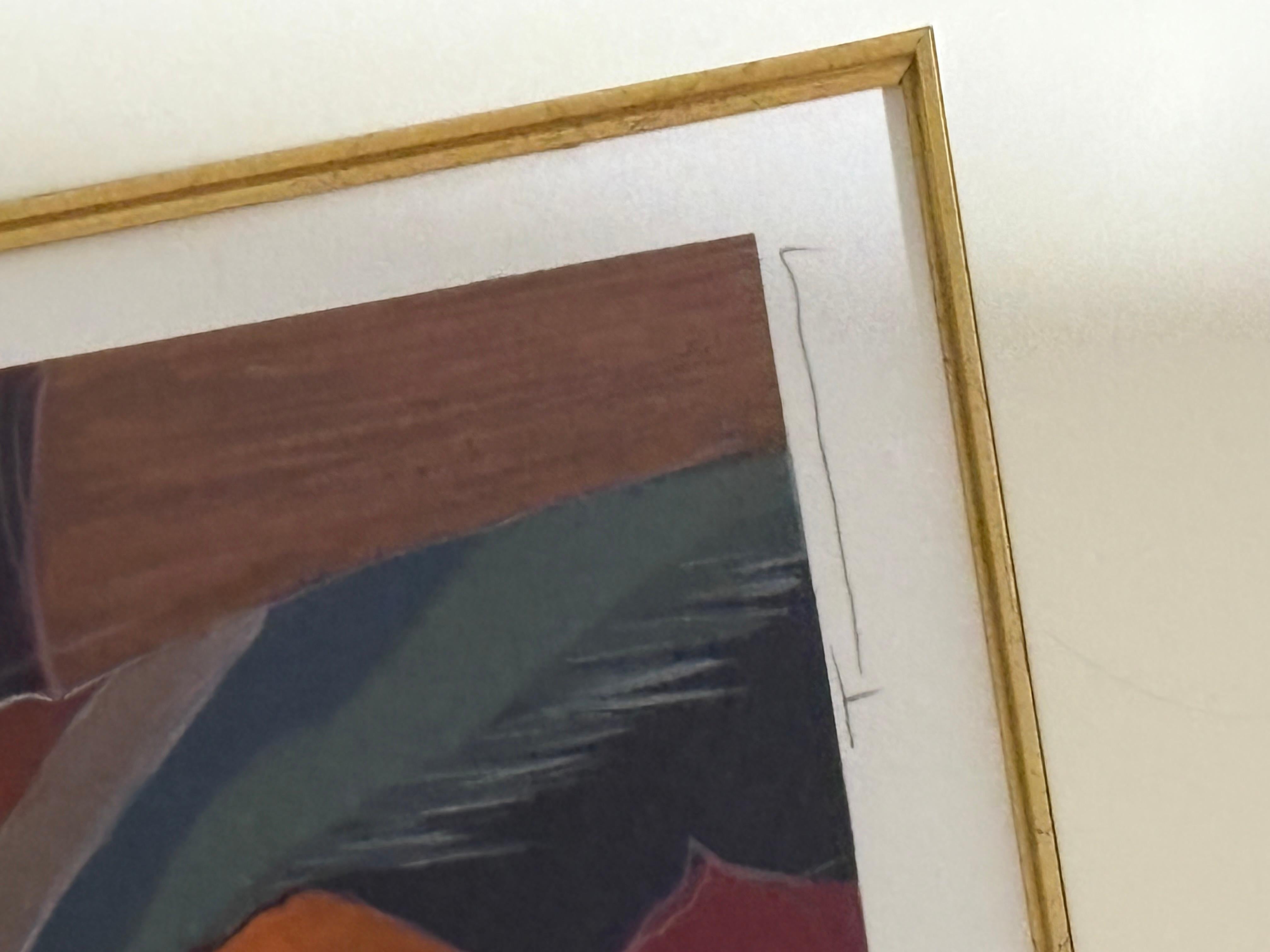 This is a Itzchak Tarkay serigraph “Veronica” signed and numbered. In good condition measures 32x28