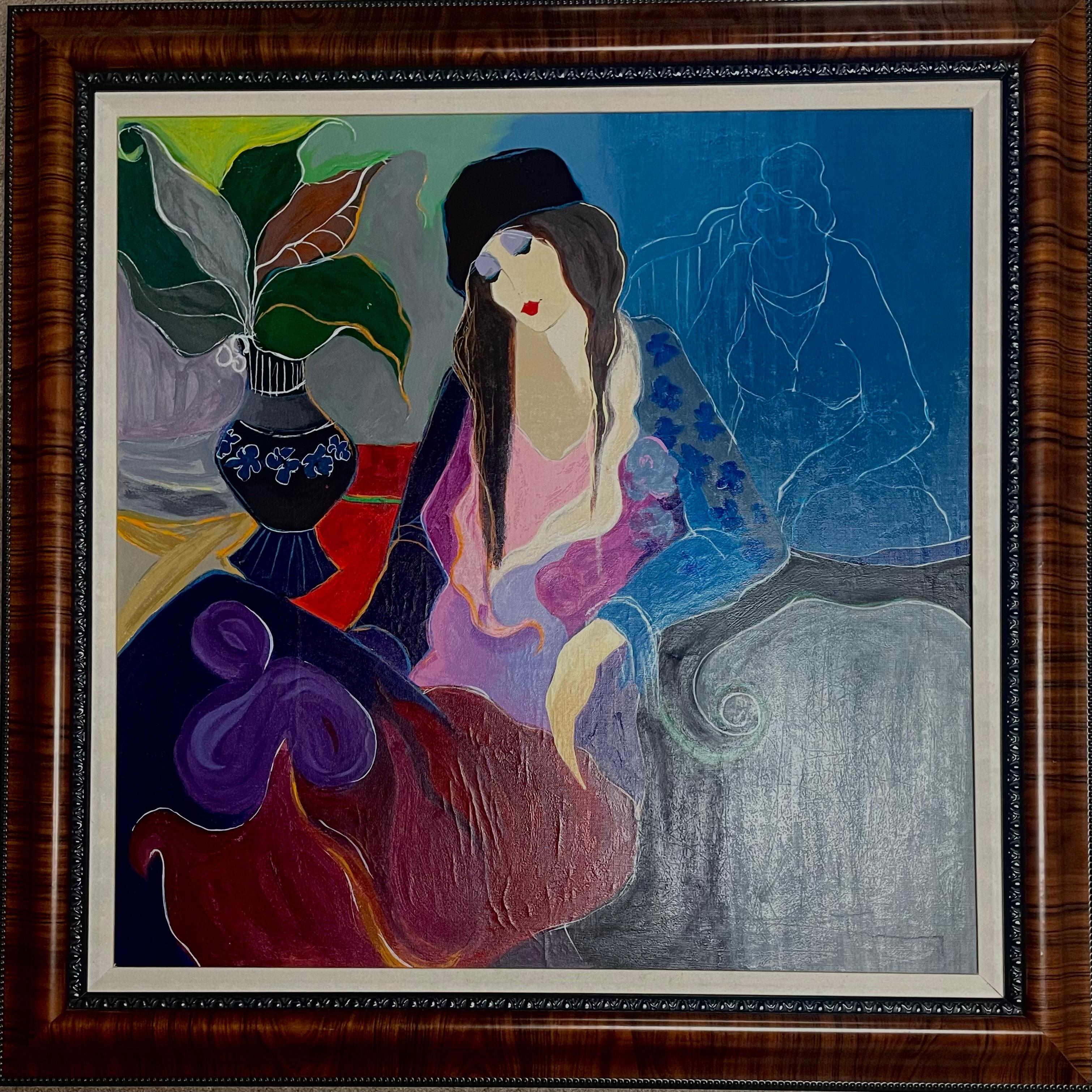 “Winnie” - Print by Itzchak Tarkay