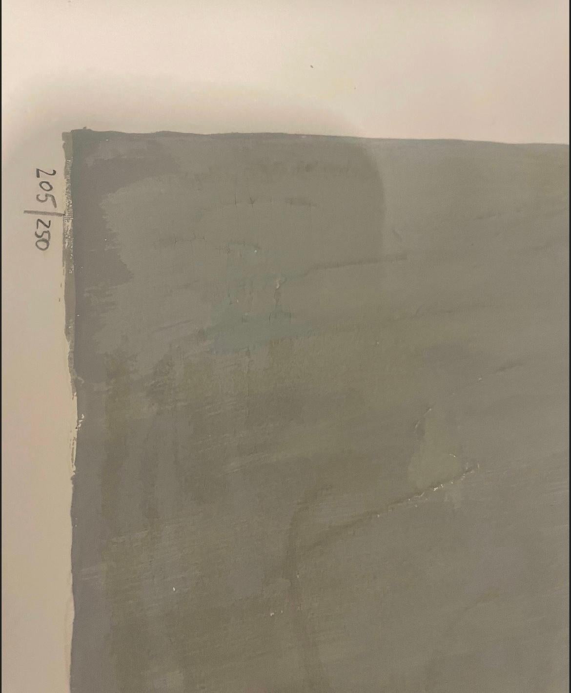 This is an Itzchak Tarkay On the Bench. In good condition measures 34x30. Unframed