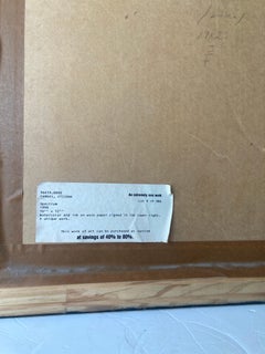 Itzchak Tarkay acquerello, firmato, etichetta .