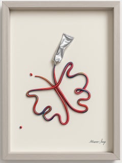 Butterfly - pop art painting, wall sculpture