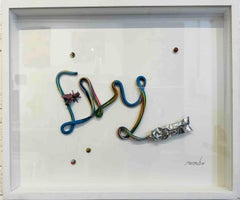 Fly - pop art painting, wall sculpture