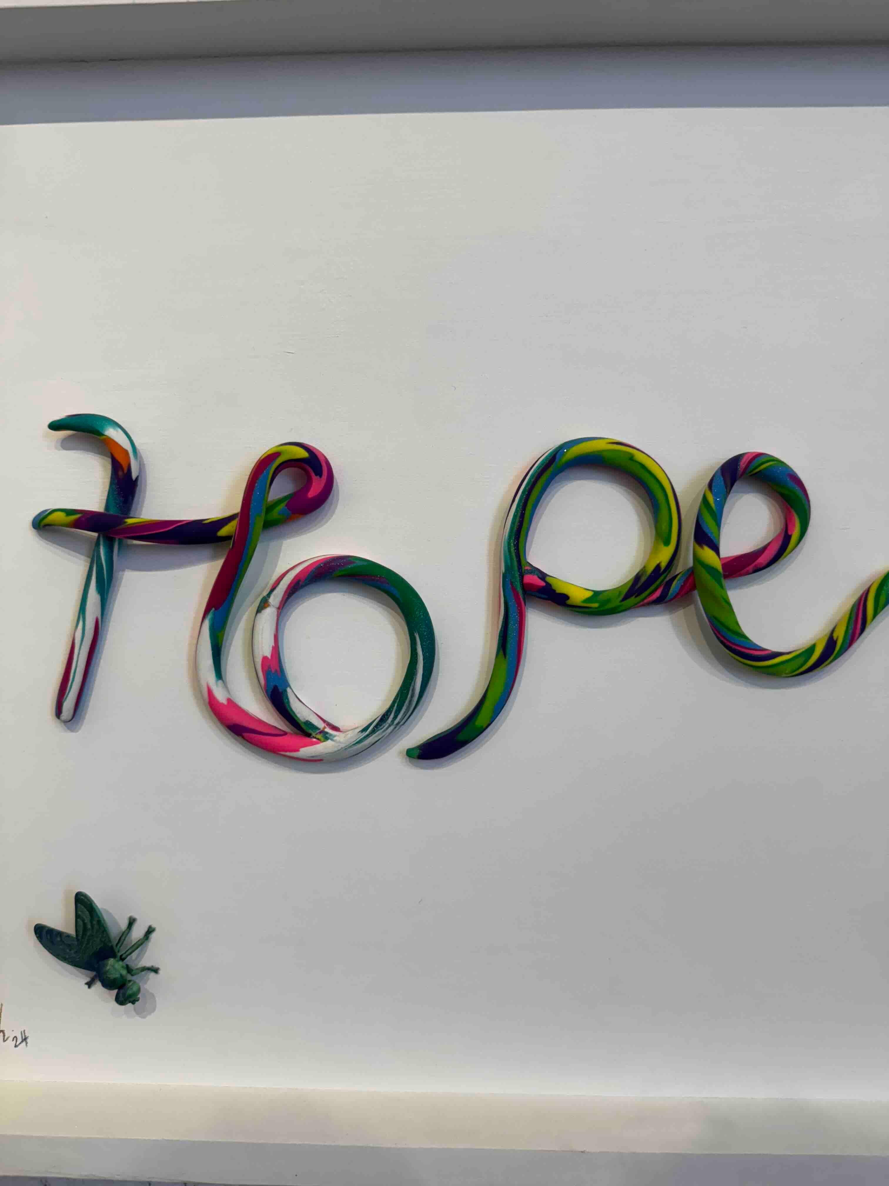 Hope - pop art painting, wall sculpture For Sale 8