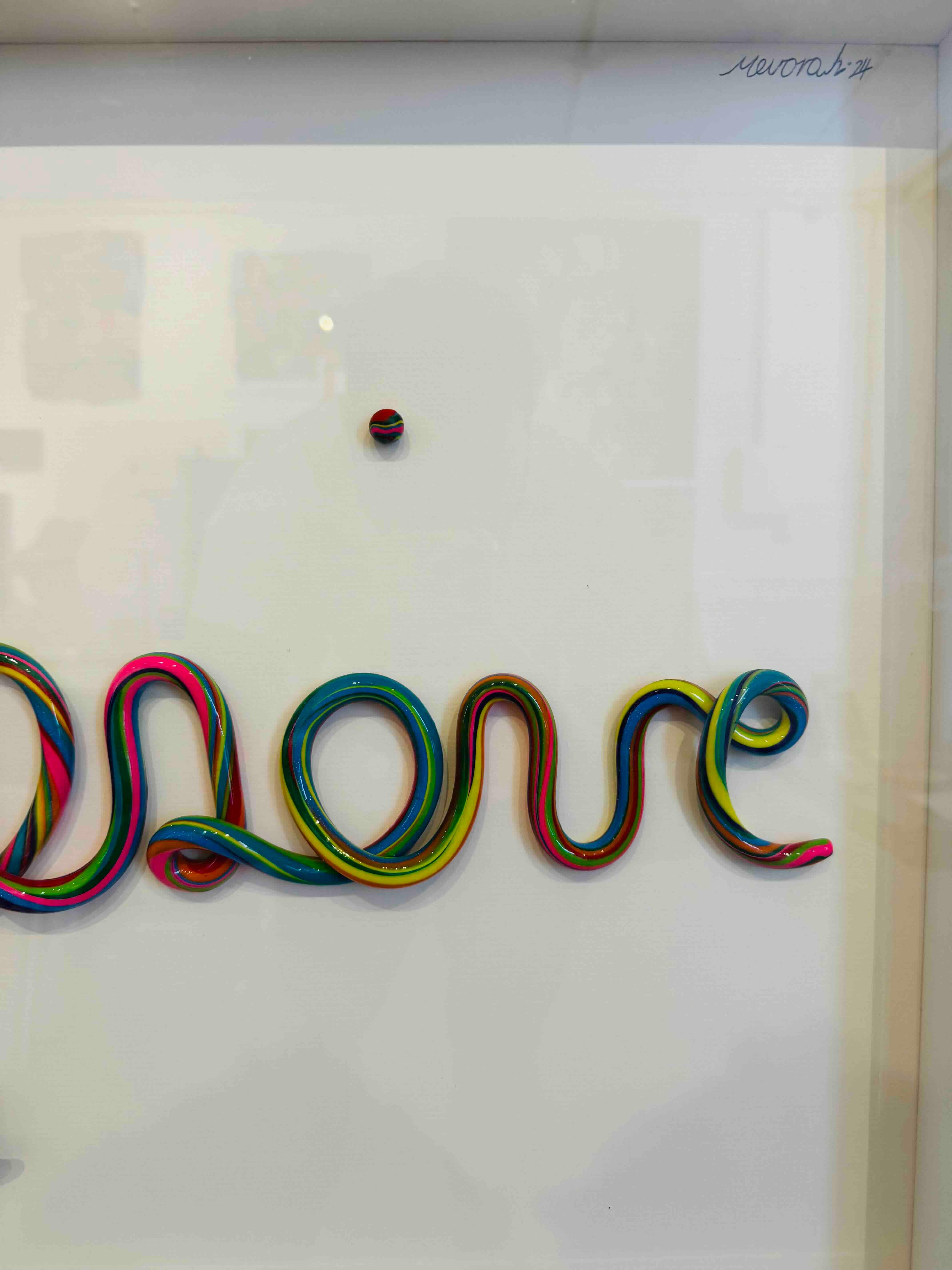 Amour - peinture pop art, sculpture murale en vente 3