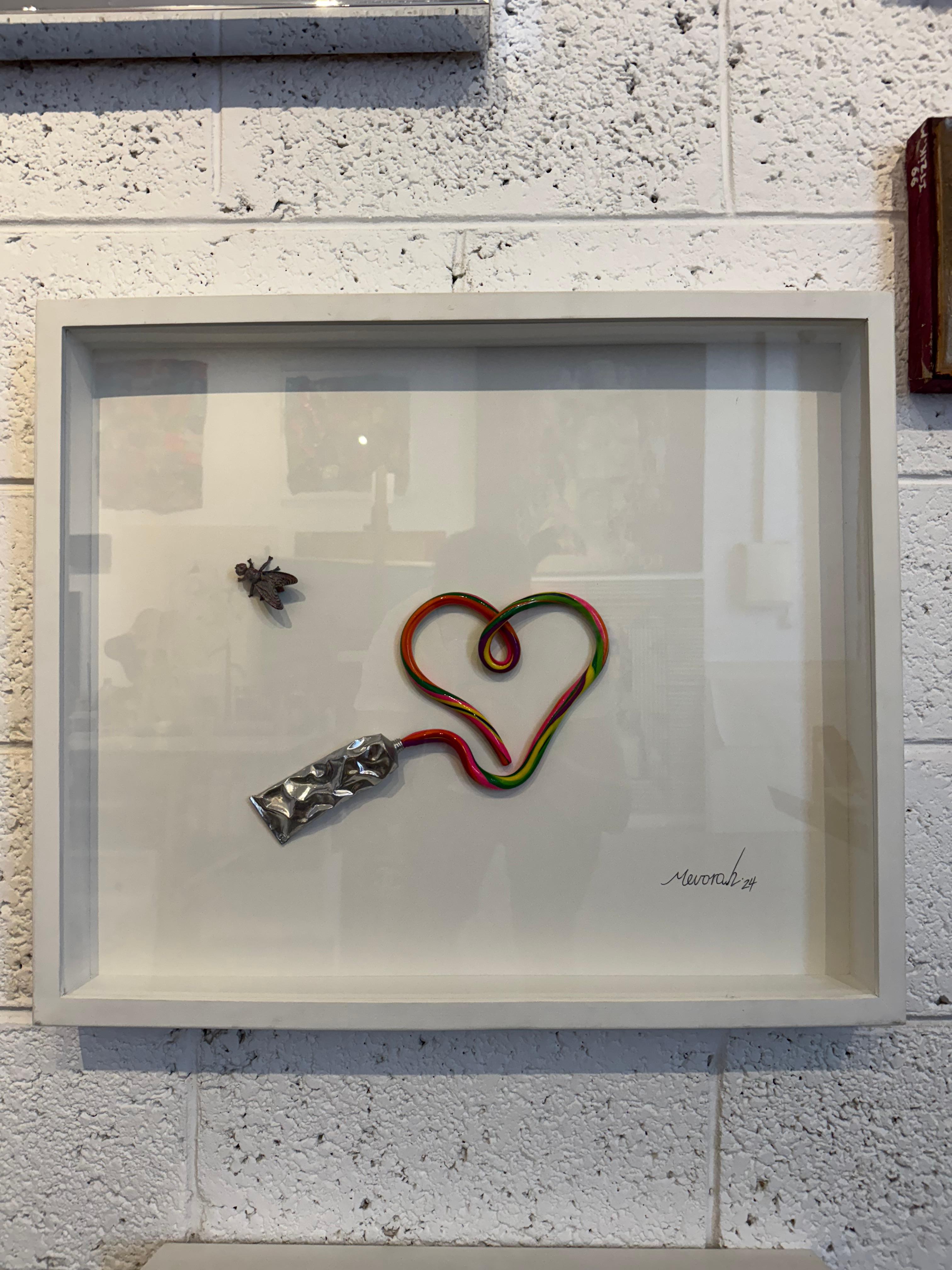 Amore con la mosca - dipinto pop art - Painting Pop Art di Itzik Mevorah