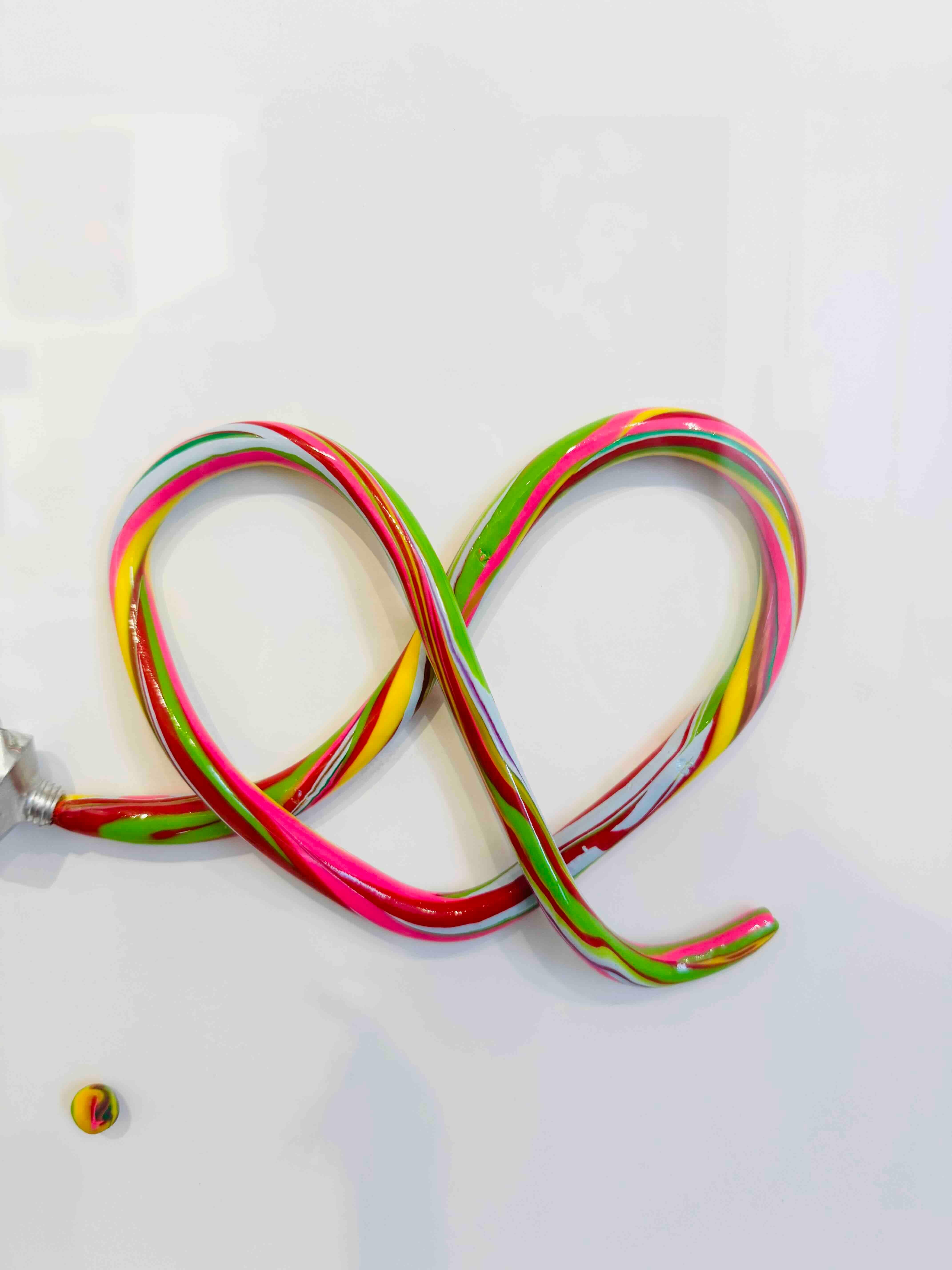 United hearts - pop art painting, wall sculpture For Sale 5