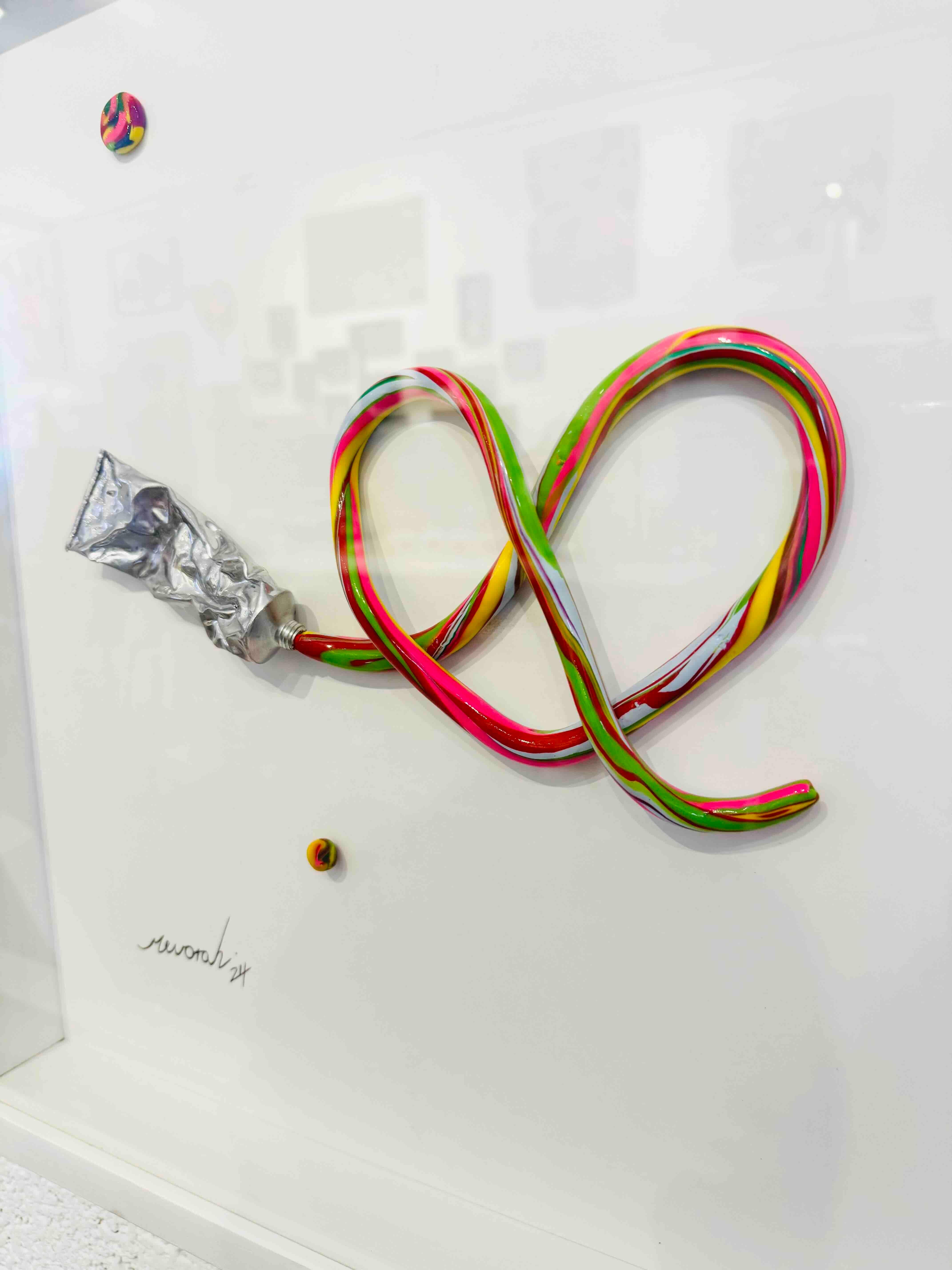 United hearts - pop art painting, wall sculpture For Sale 2