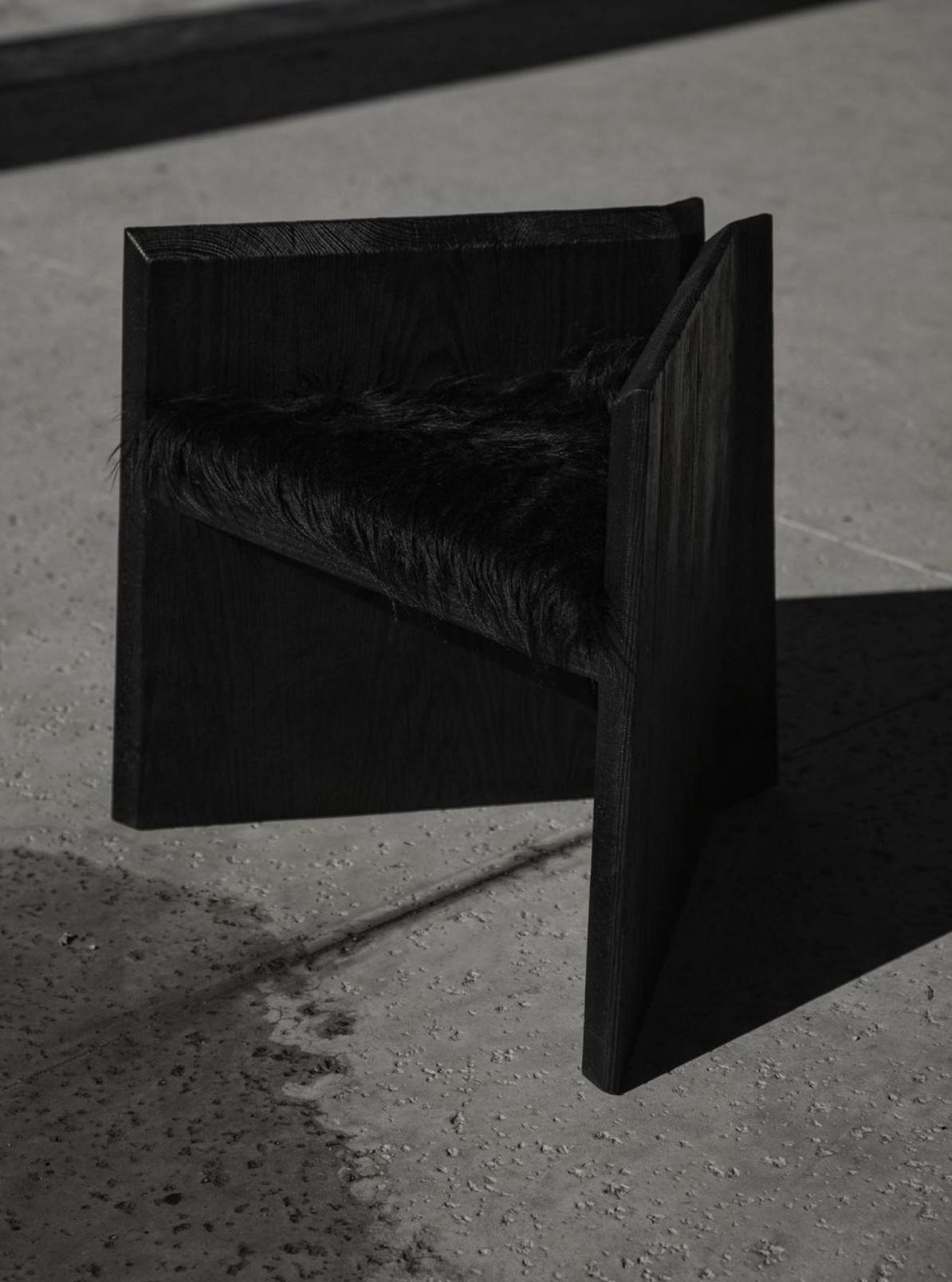 Minimalist Luxta Wood Chair by Deceres Studio For Sale