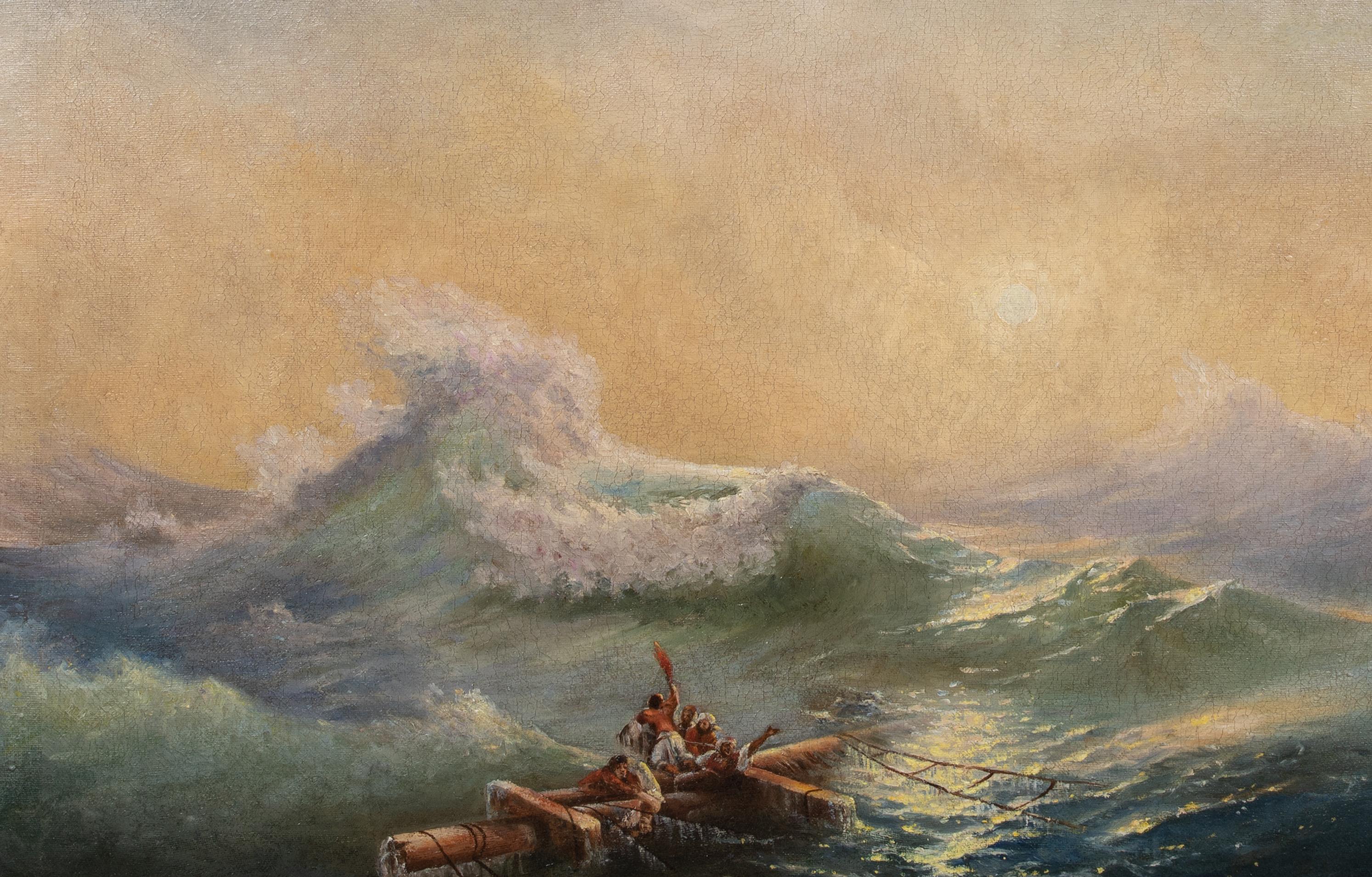 the ninth wave by ivan aivazovsky