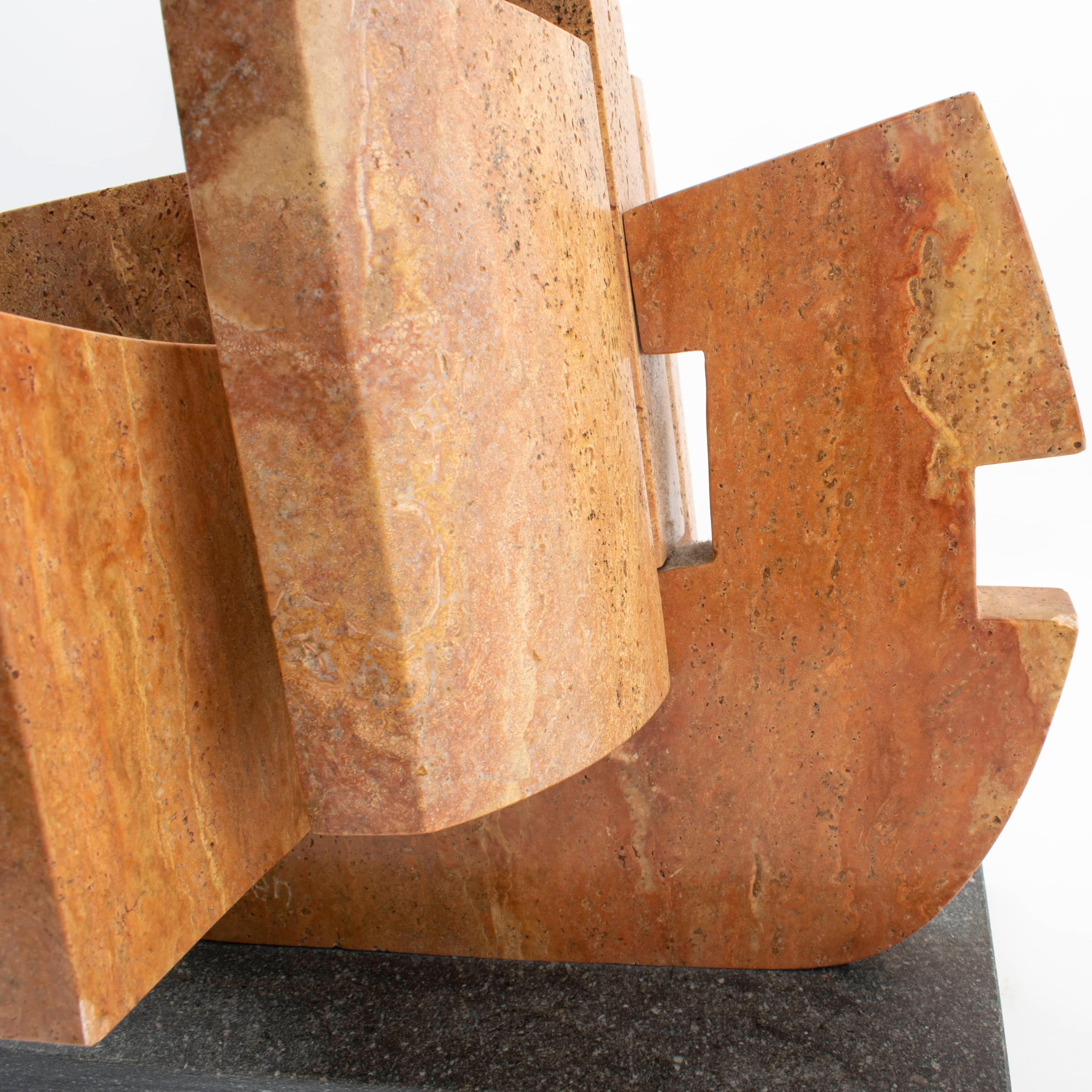 Ivan Avoscan, Marble Concrete Composition Sculpture For Sale 3