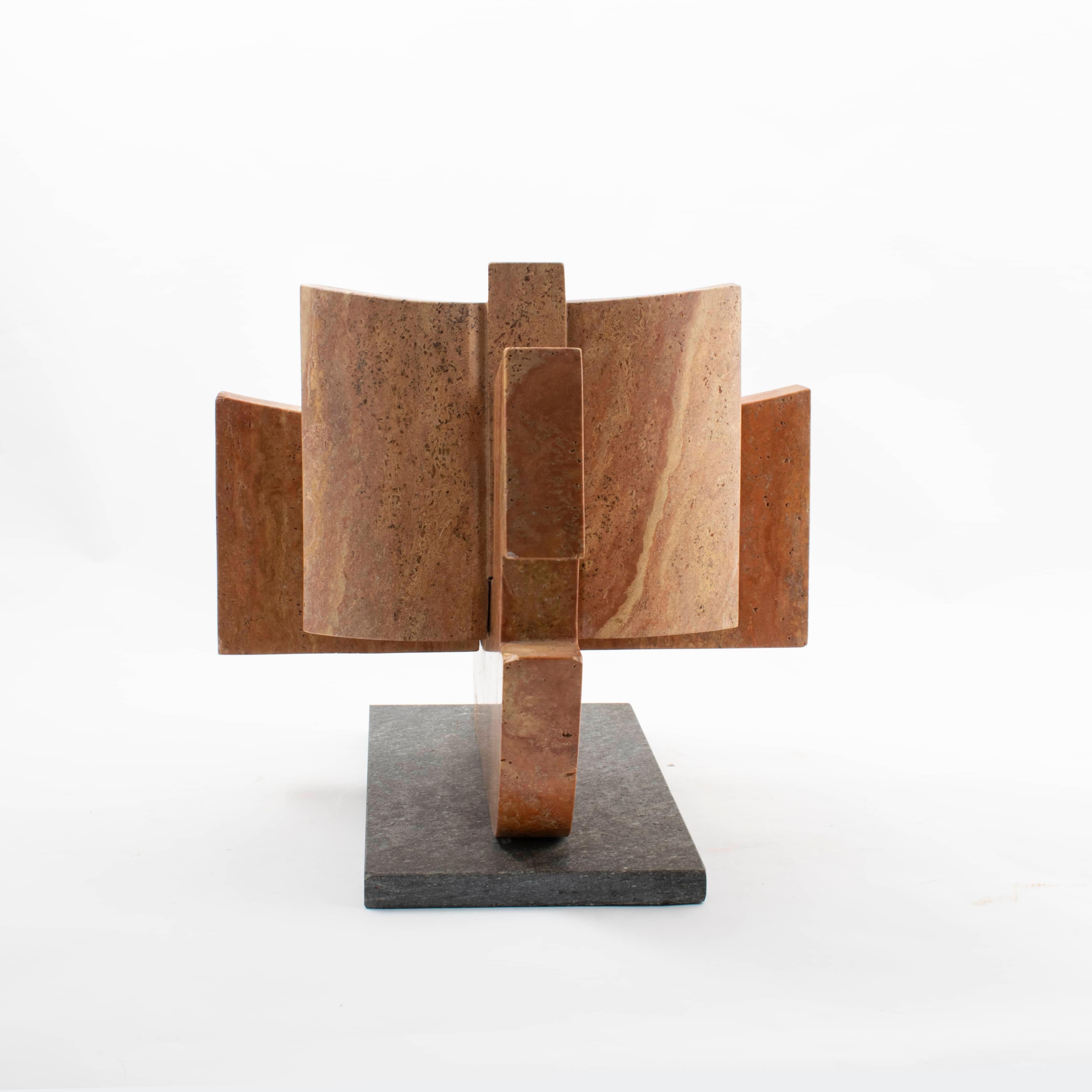 Modern Ivan Avoscan, Marble Concrete Composition Sculpture