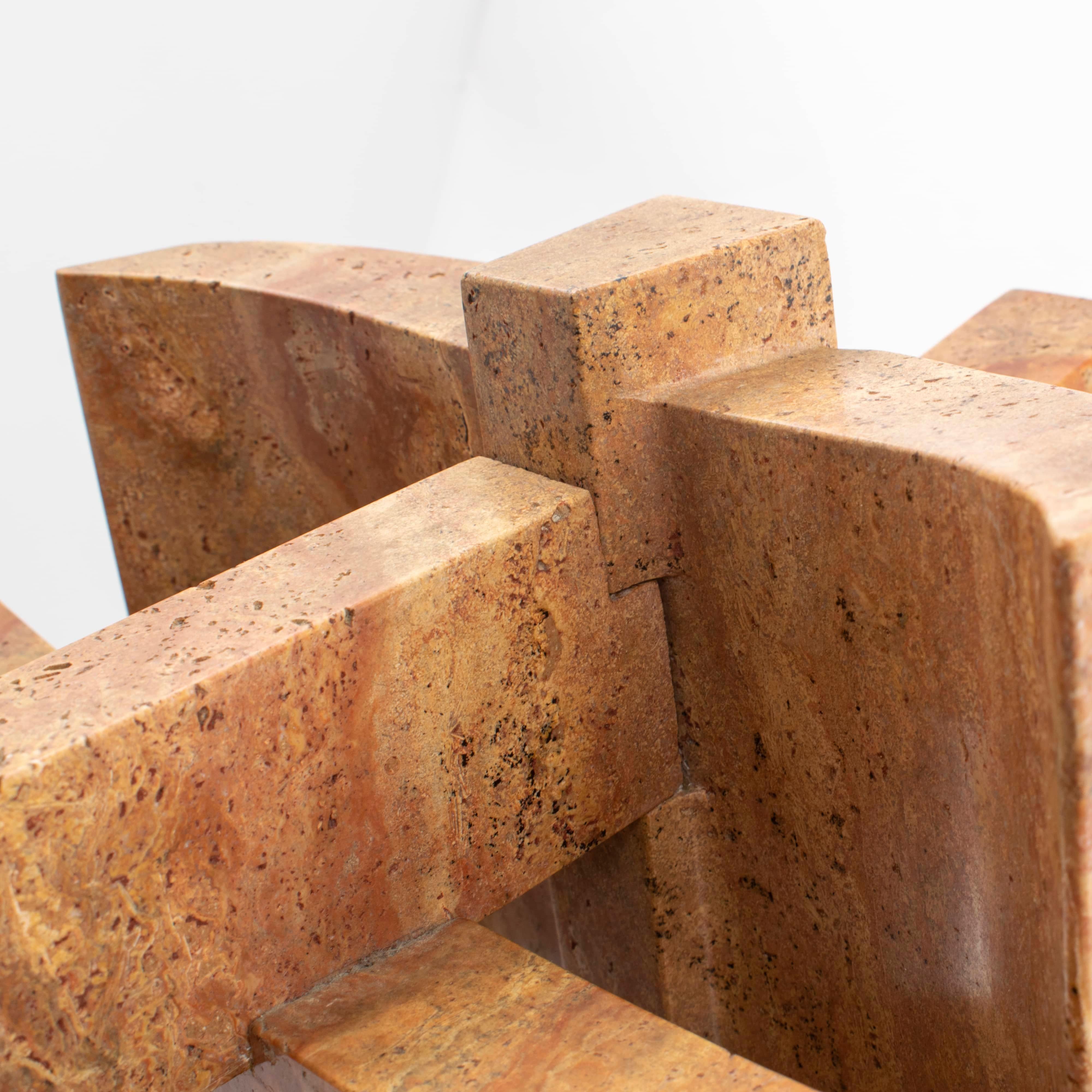 Ivan Avoscan, Marble Concrete Composition Sculpture 1