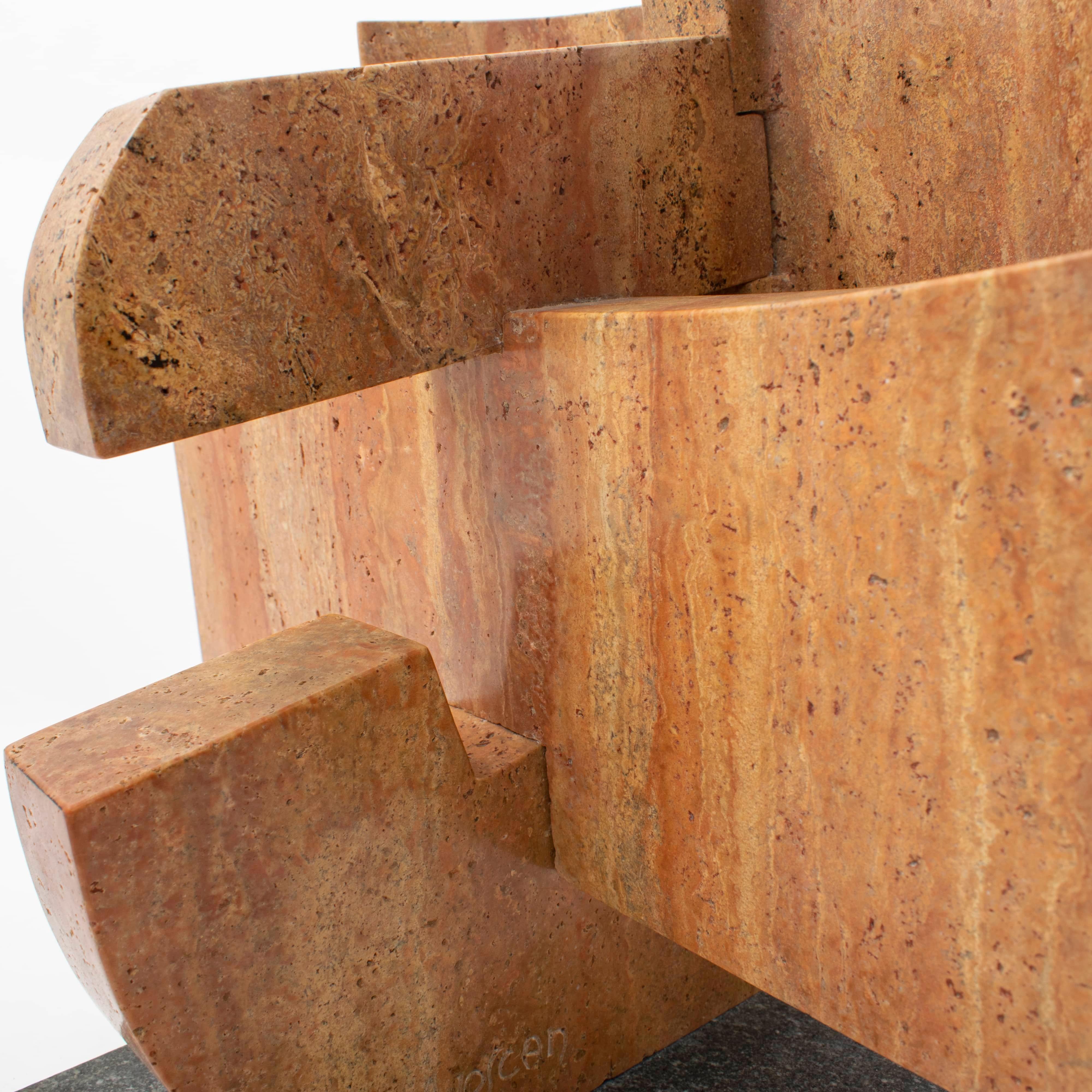 Ivan Avoscan, Marble Concrete Composition Sculpture 2