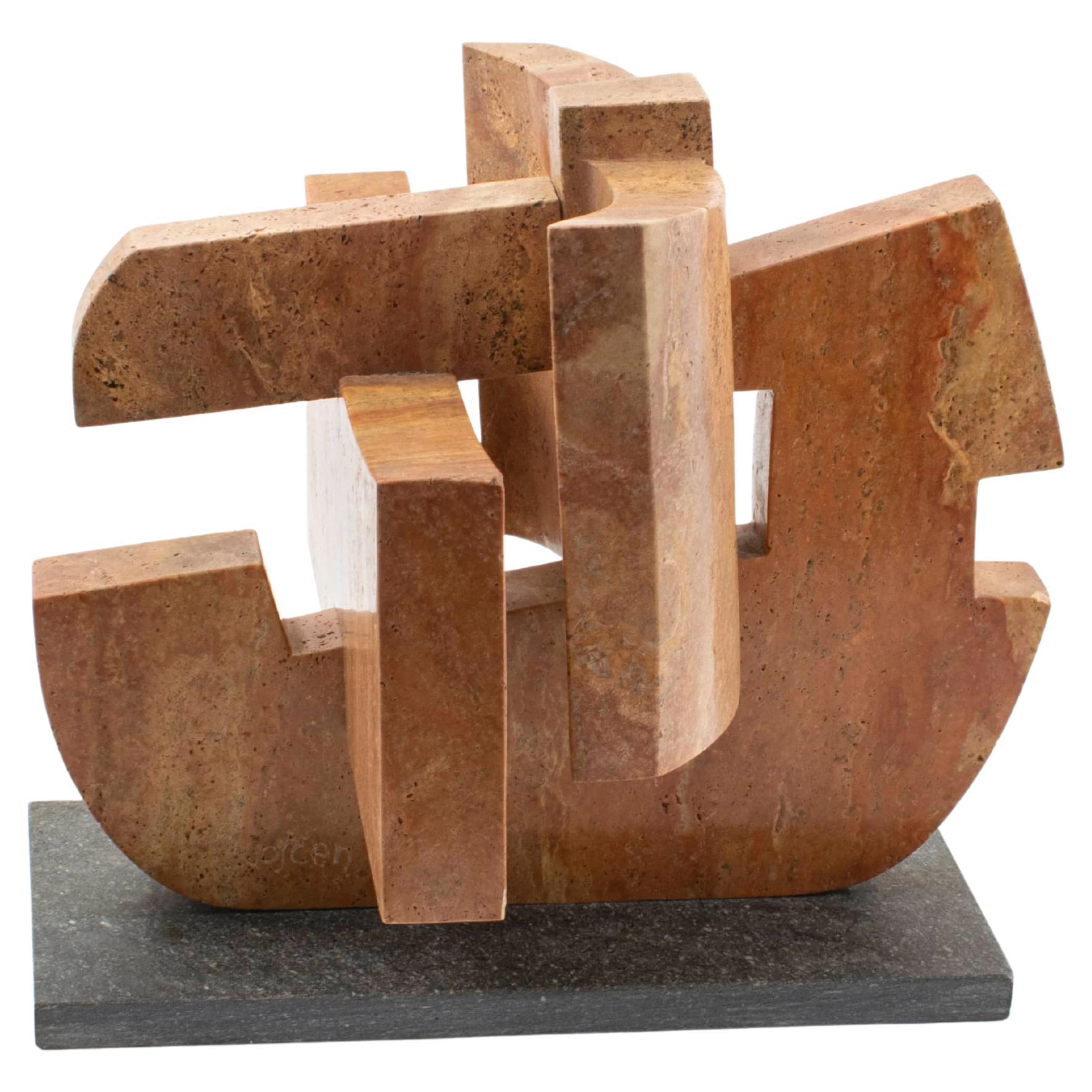 Ivan Avoscan, Marble Concrete Composition Sculpture For Sale