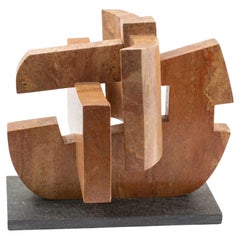 Ivan Avoscan, Marble Concrete Composition Sculpture