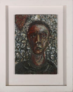 Ivan Bray (geb. 1967) – „Alone In The Crowd“, Ölgemälde, 20. Jahrhundert