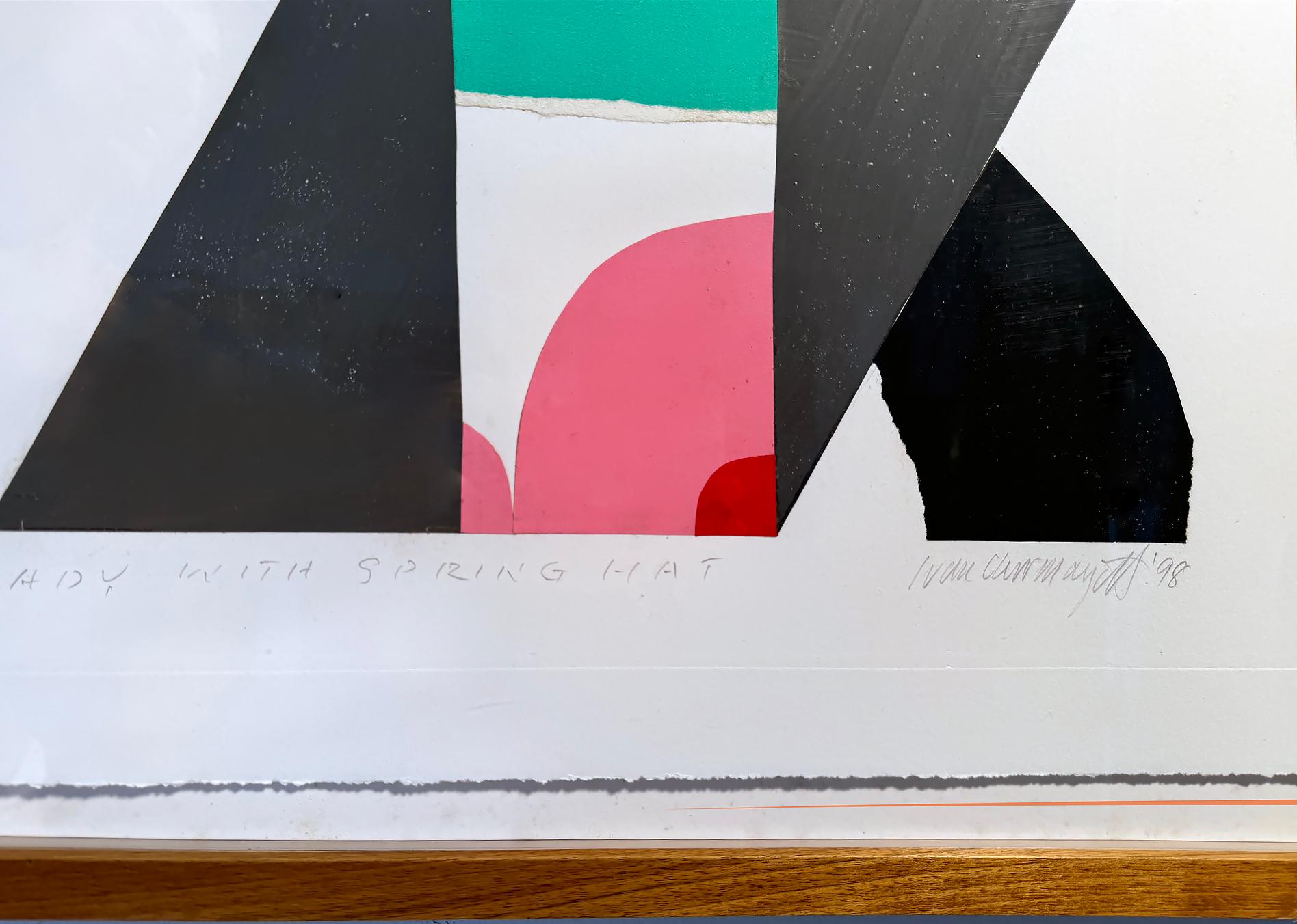 Geometric Abstract Collage Flat Color 