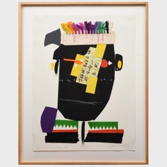 Portrait of an African  - Collage